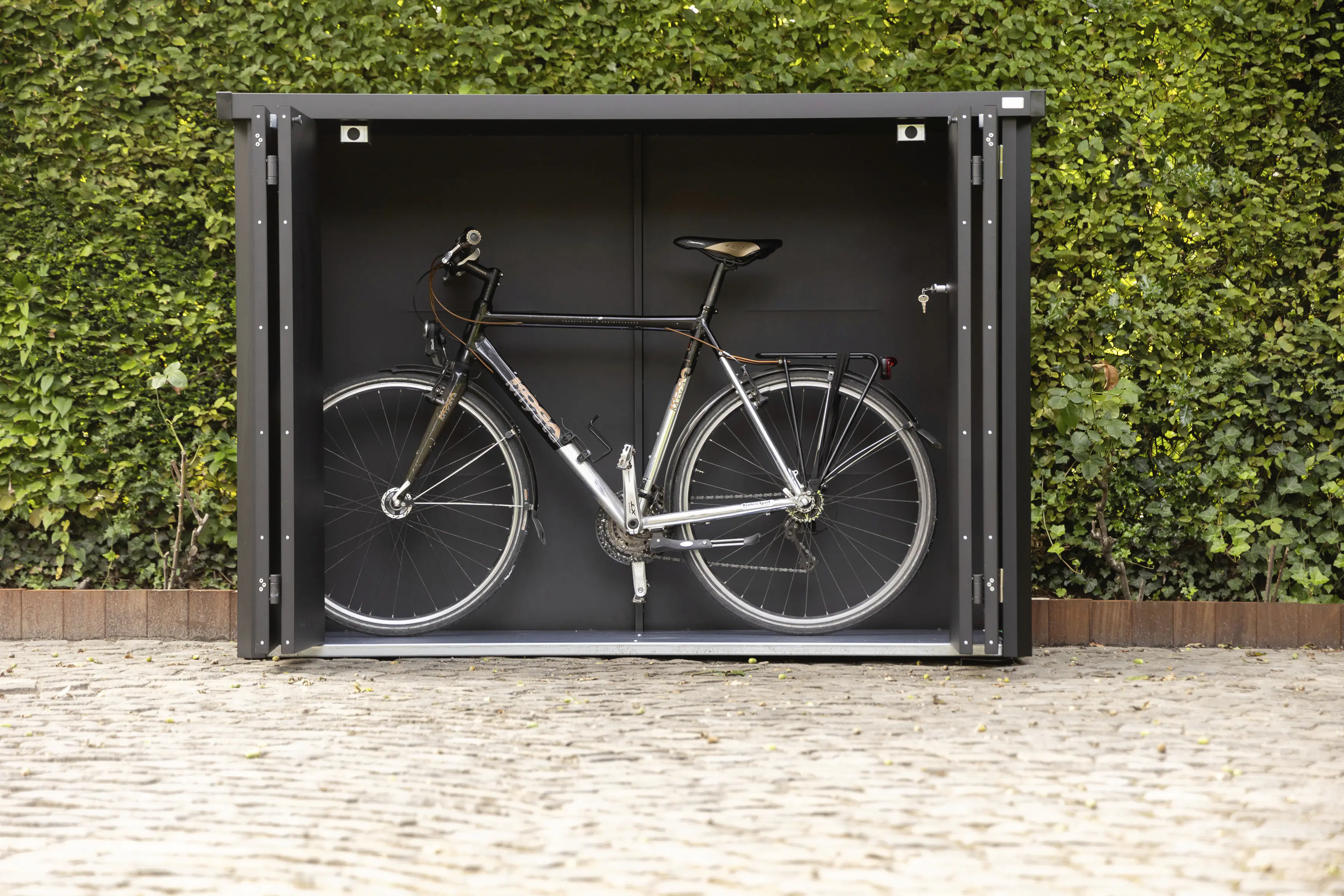 Telluria Fahrradbox Velotto schwarz 203 x 75 cm