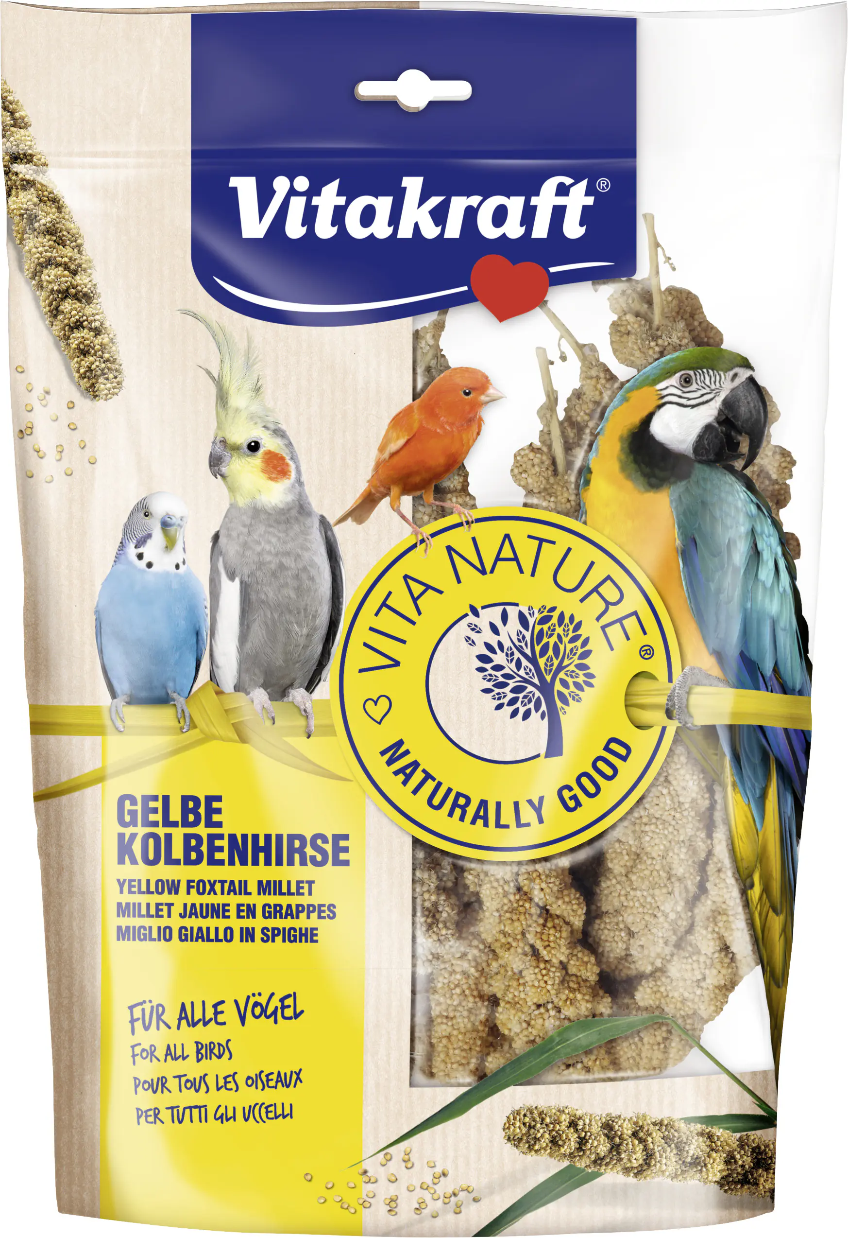Vitakraft VITA NATURE® Gelbe Kolbenhirse 300 g