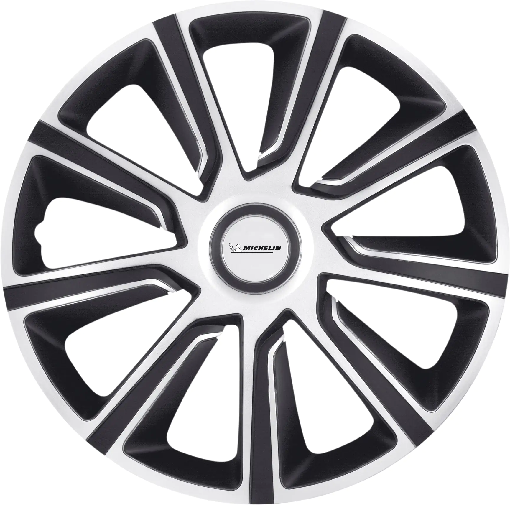Michelin Radzierblenden Louise 38 cm (15 Zoll) silber schwarz 4 Stück