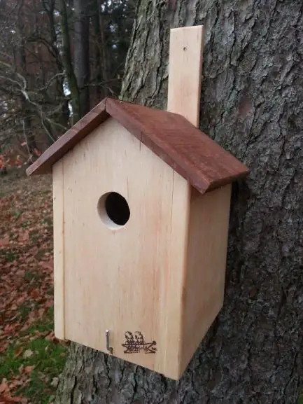 Nistkasten für Wildvögel 26 x 19,5 cm Einflugloch Ø 2,8 cm natur