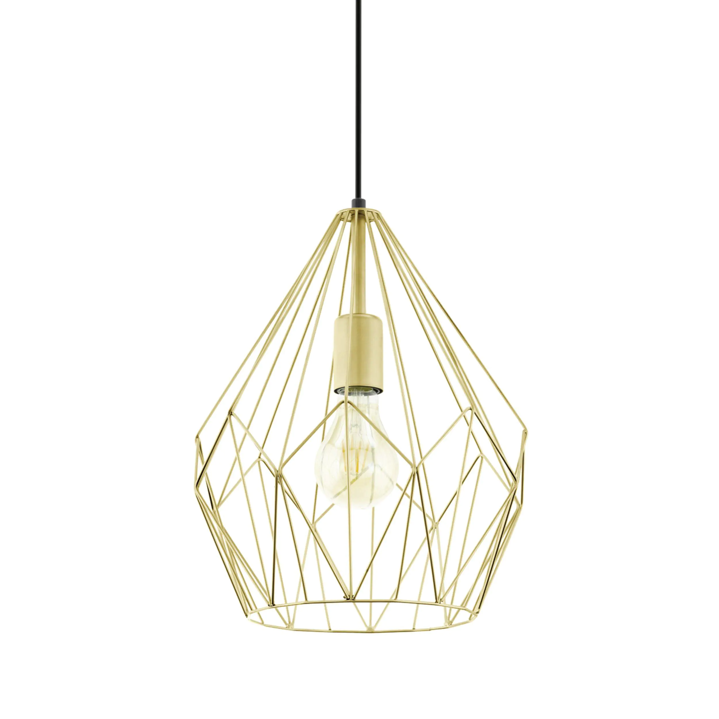 Eglo Pendelleuchte Carlton gold Ø 31 cm E27