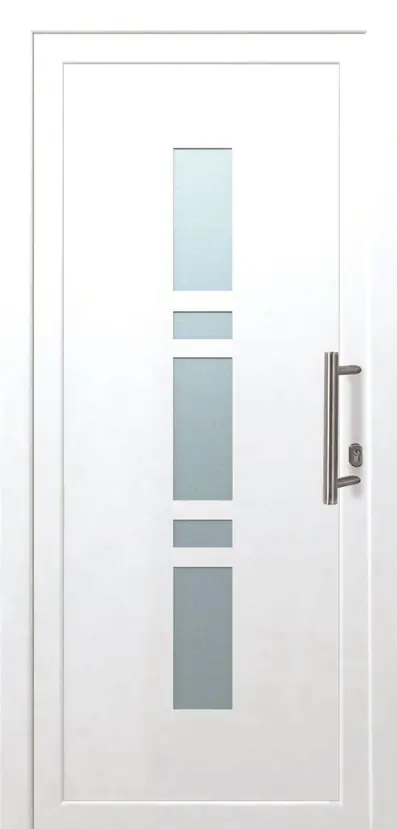 Panto Haustür Modell K017 DIN rechts weiß 110 x 210 cm