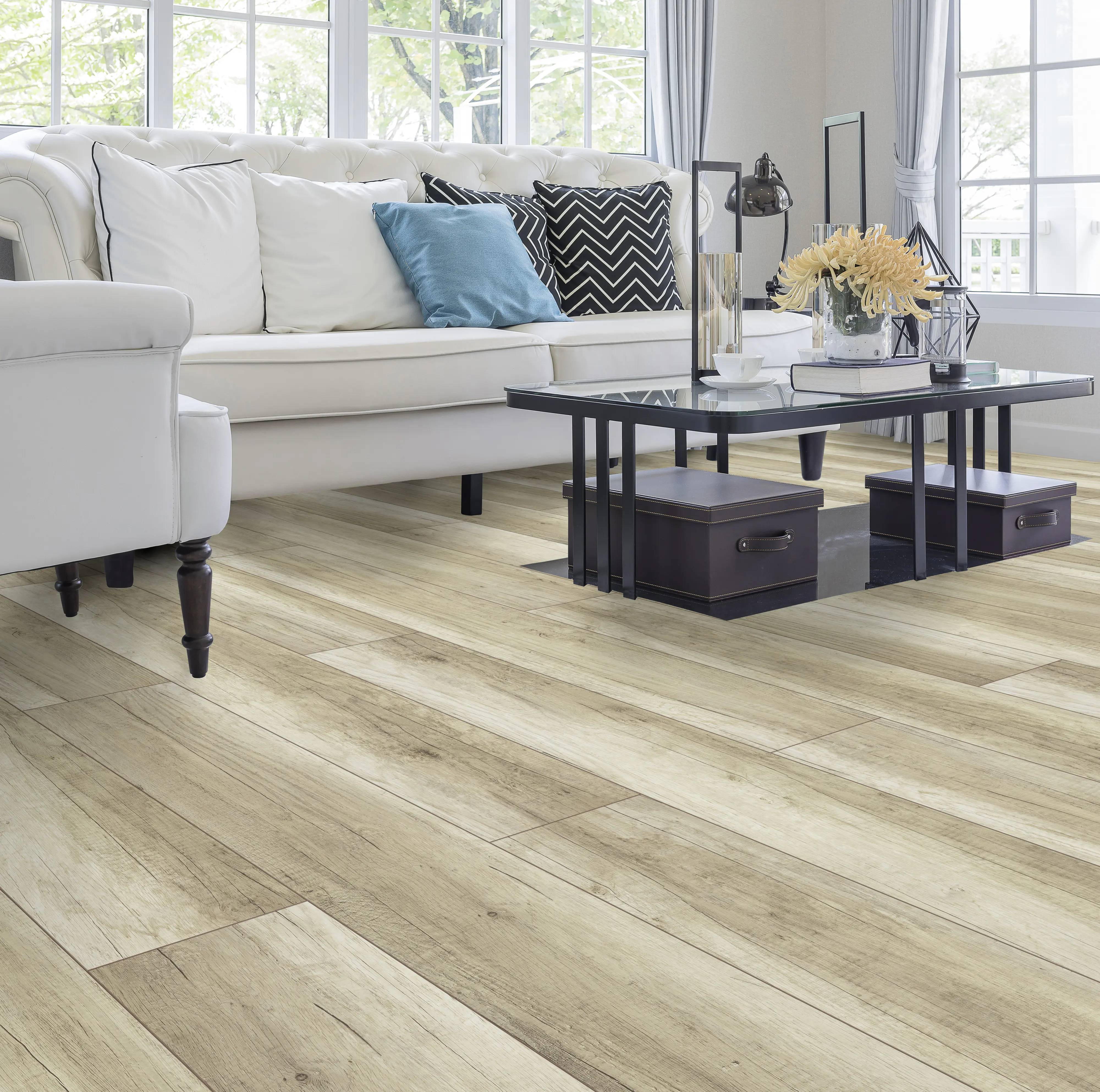 Classen Laminat Megaloc Aquaprotect 128,5 x 19,2 cm 8 mm Oak brown