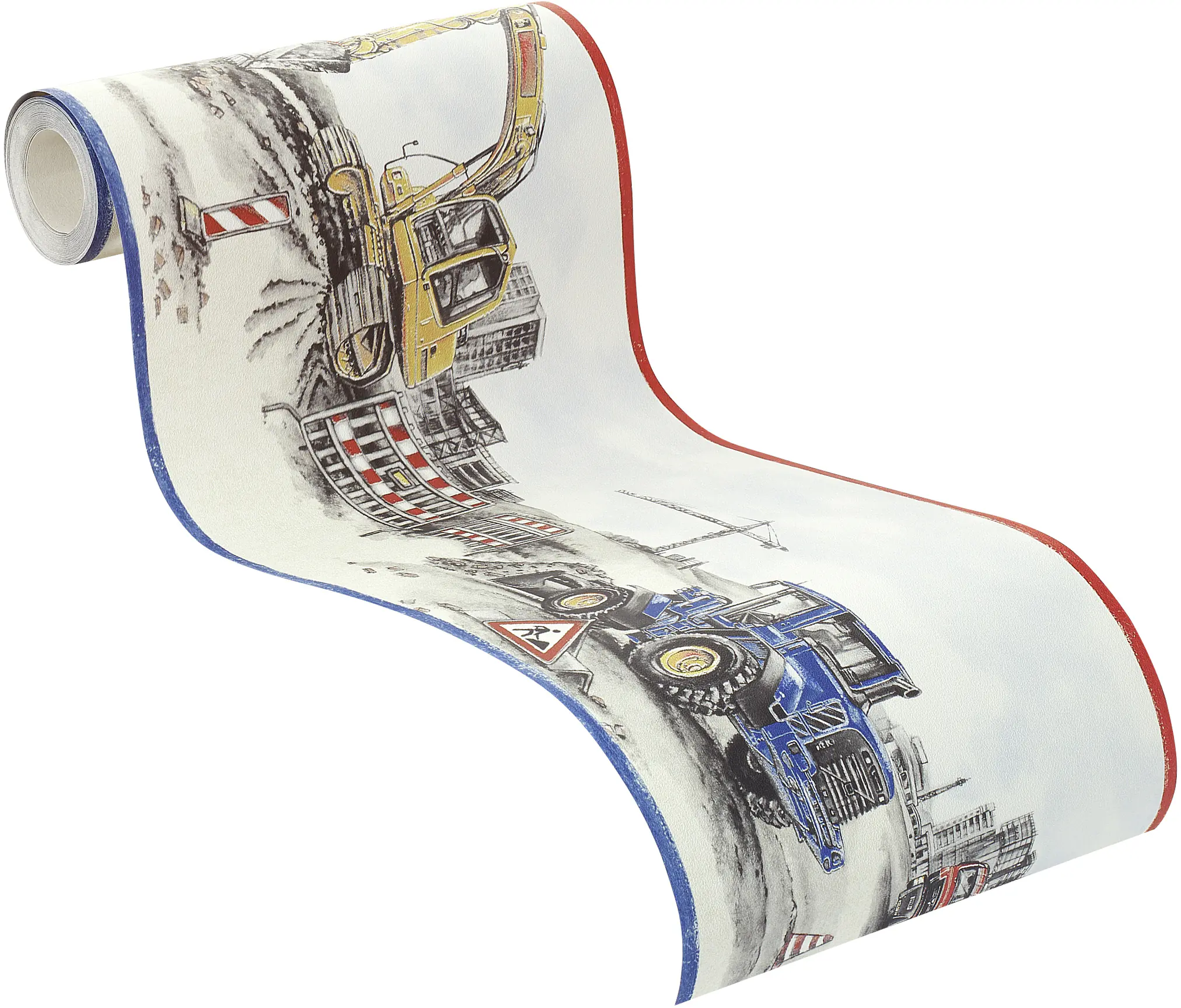 Rasch Papierborte 293609 Kids & Teens II baustelle 5 x 0,255 m