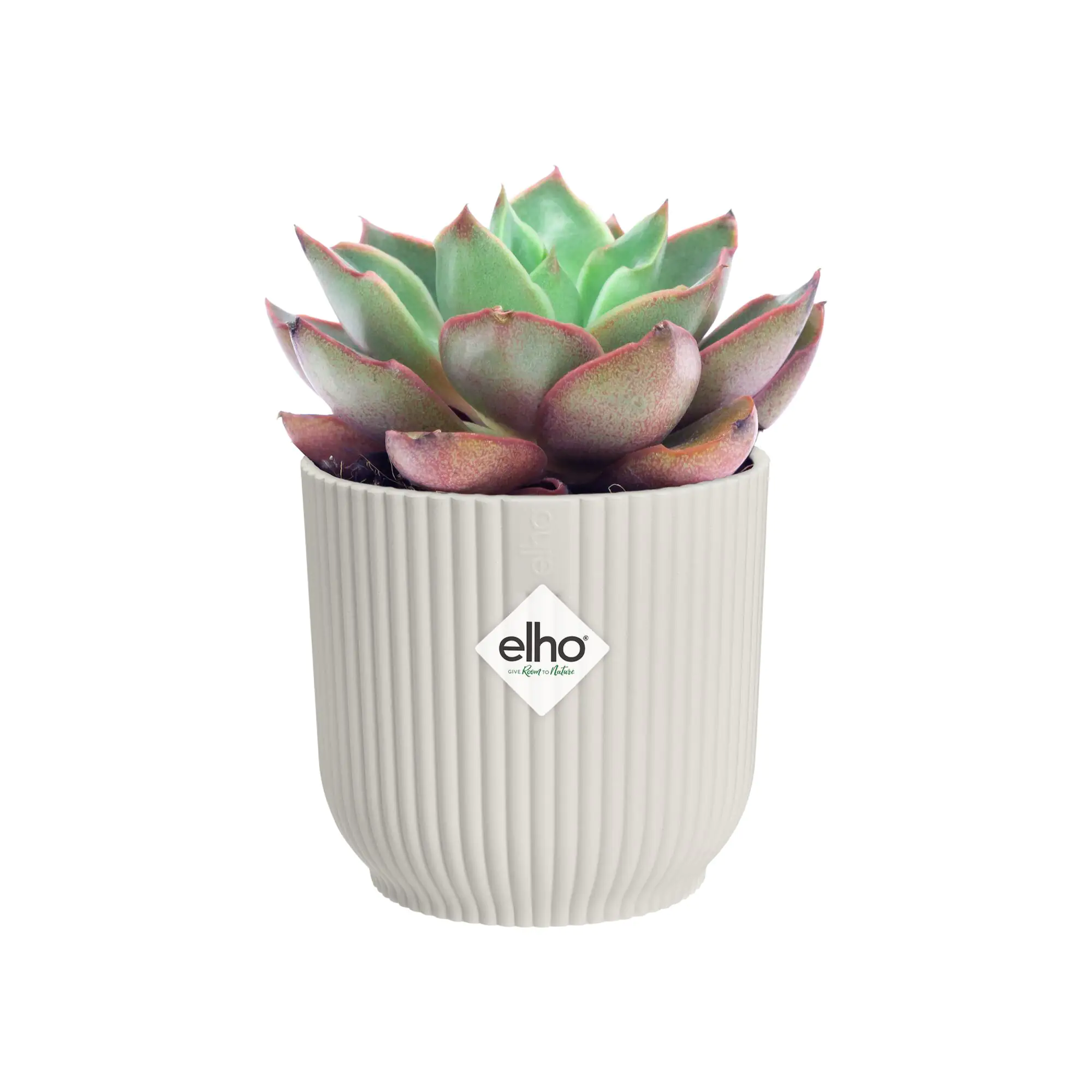Elho Blumentopf Vibes Fold Ø 11 x 11 cm seidenweiß