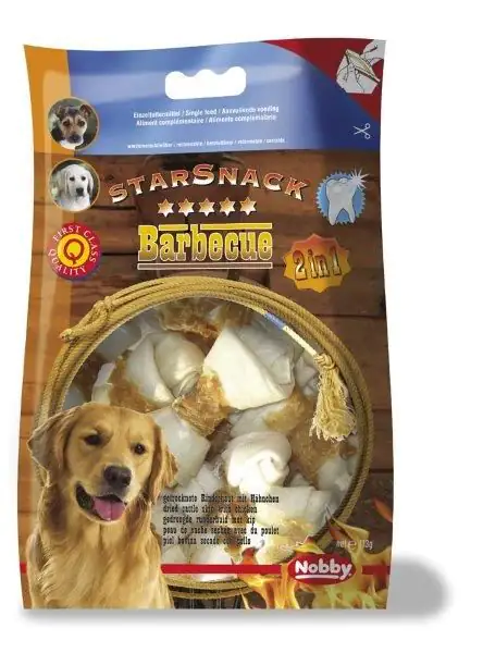 Nobby Barbecue Kauknoten mit Hähnchen 113 g, 7,5 cm