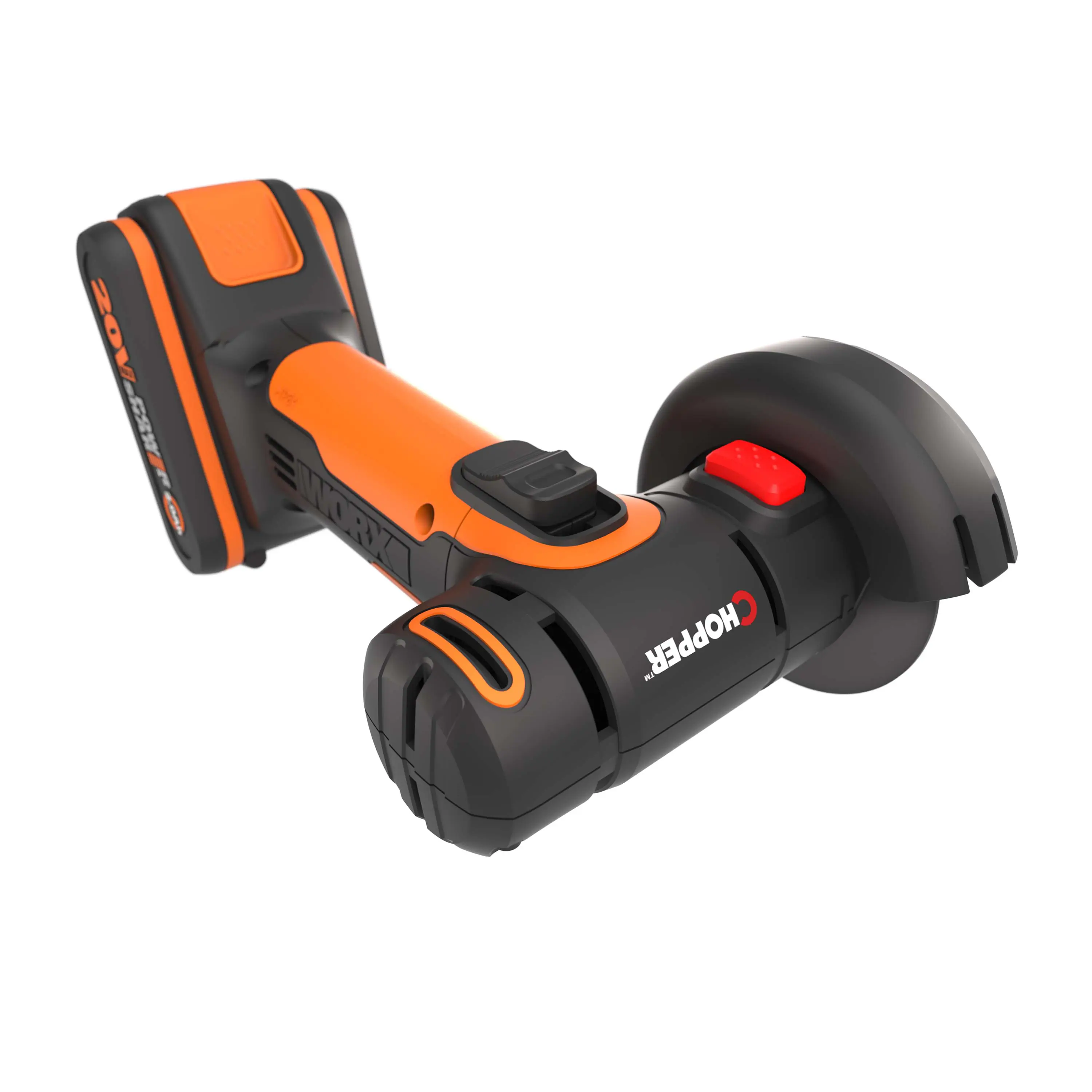 Worx Mini Akku-Winkelschleifer Chopper WX801 20 V inkl. Akku 2 Ah & Ladegerät