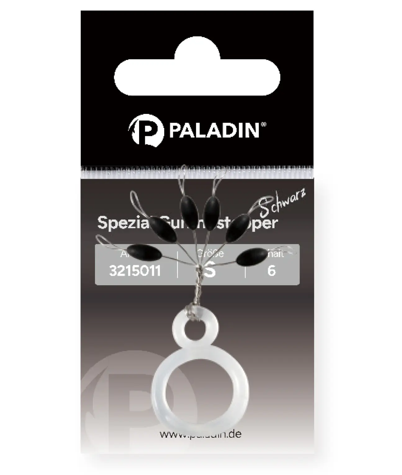 Paladin Gummistopper Gr. L 6 Stück/schwarz
