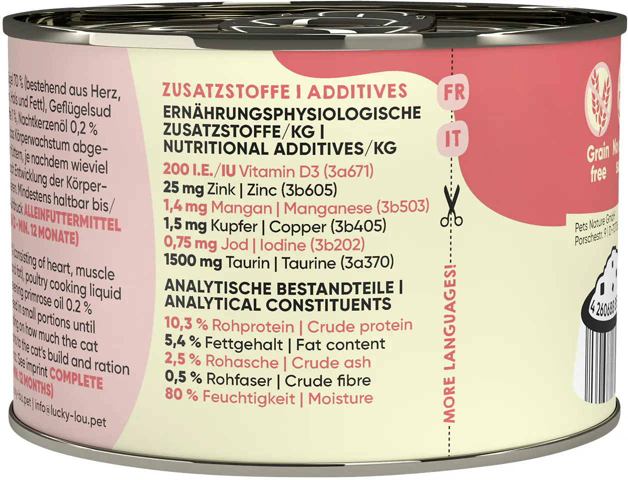 Lucky Lou Lifestage Kitten Geflügel 200g
