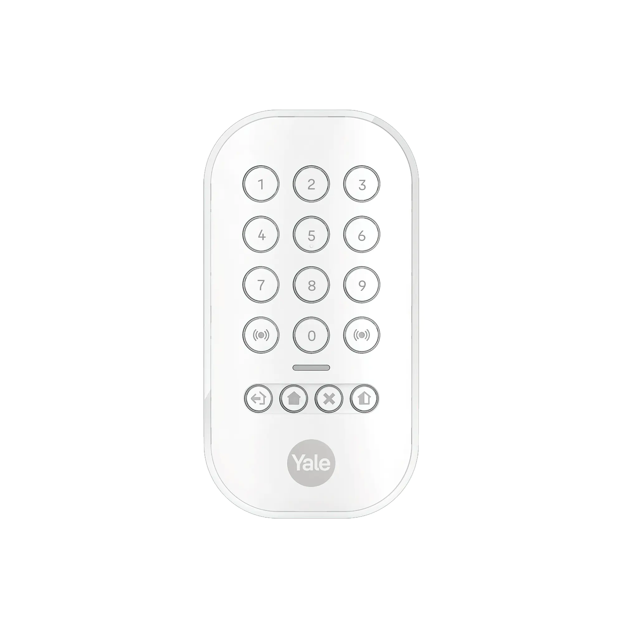 Yale Tastenfeld Smart Alarm Innen kabellos zur Alarmschaltung weiß