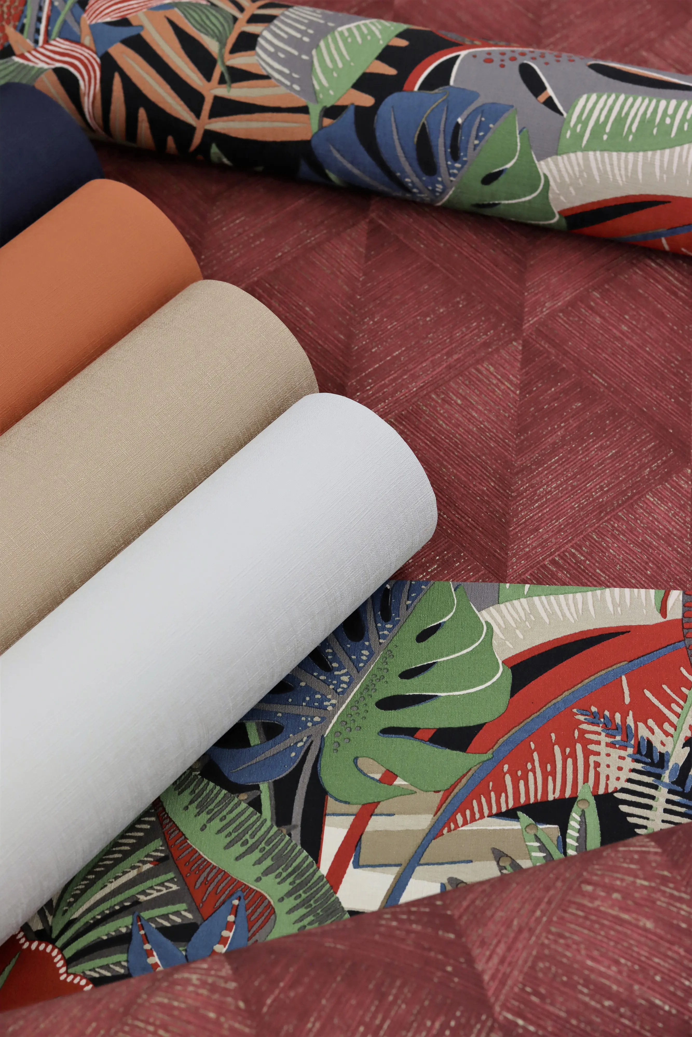Rasch Vliestapete 687811 Topical house tropisch bunt, 10,05 x 0,53 m