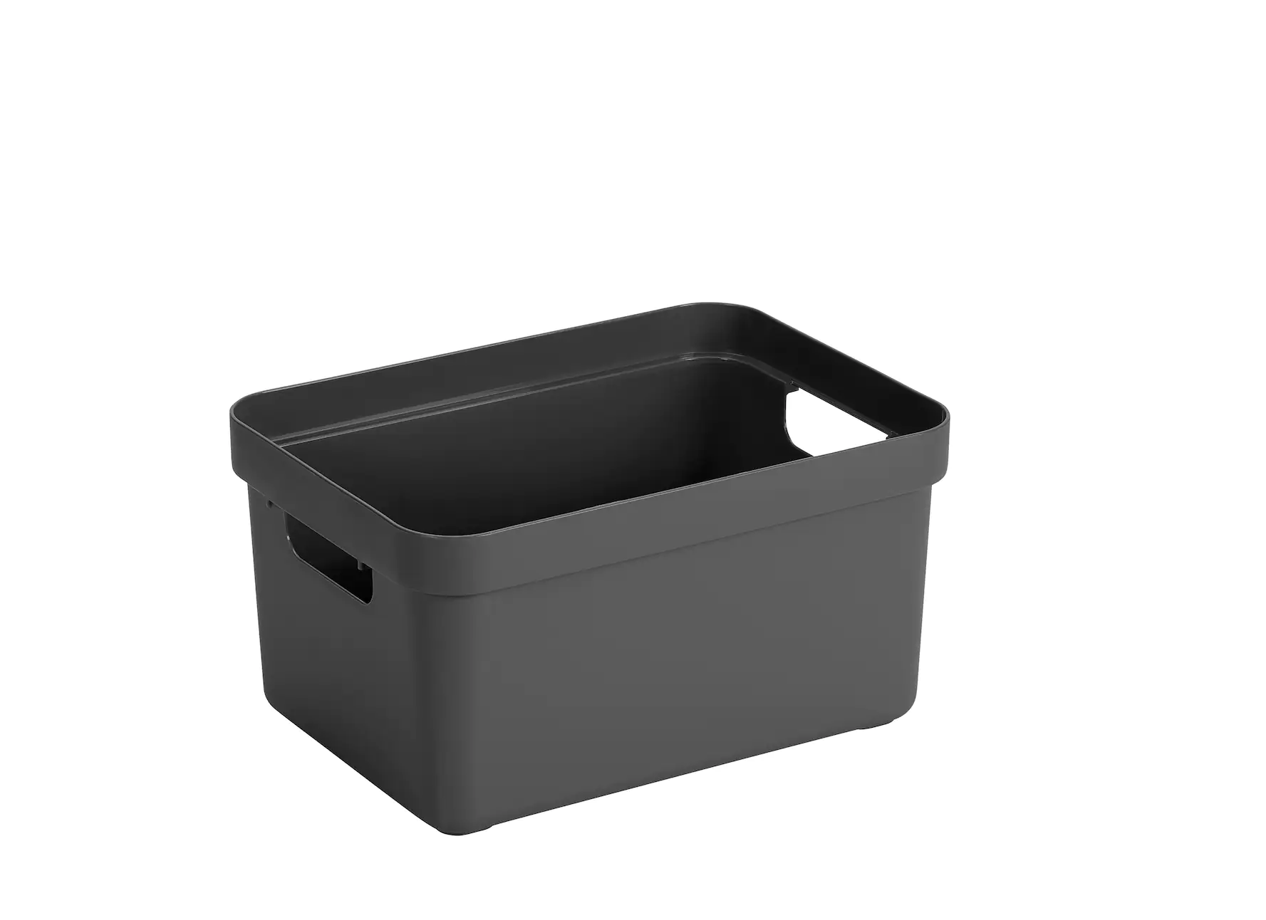Sunware Aufbewahrungsbox Sigma Home mit Griffen 25,2 x 18 cm 5 L anthrazit