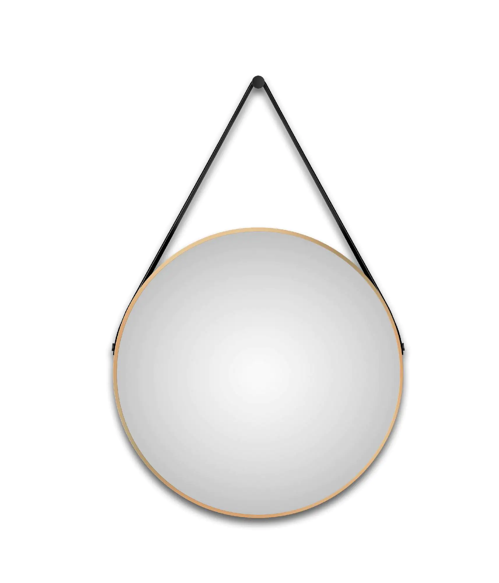 DSK Design Spiegel Silver Coiffeur Ø 80 cm gold