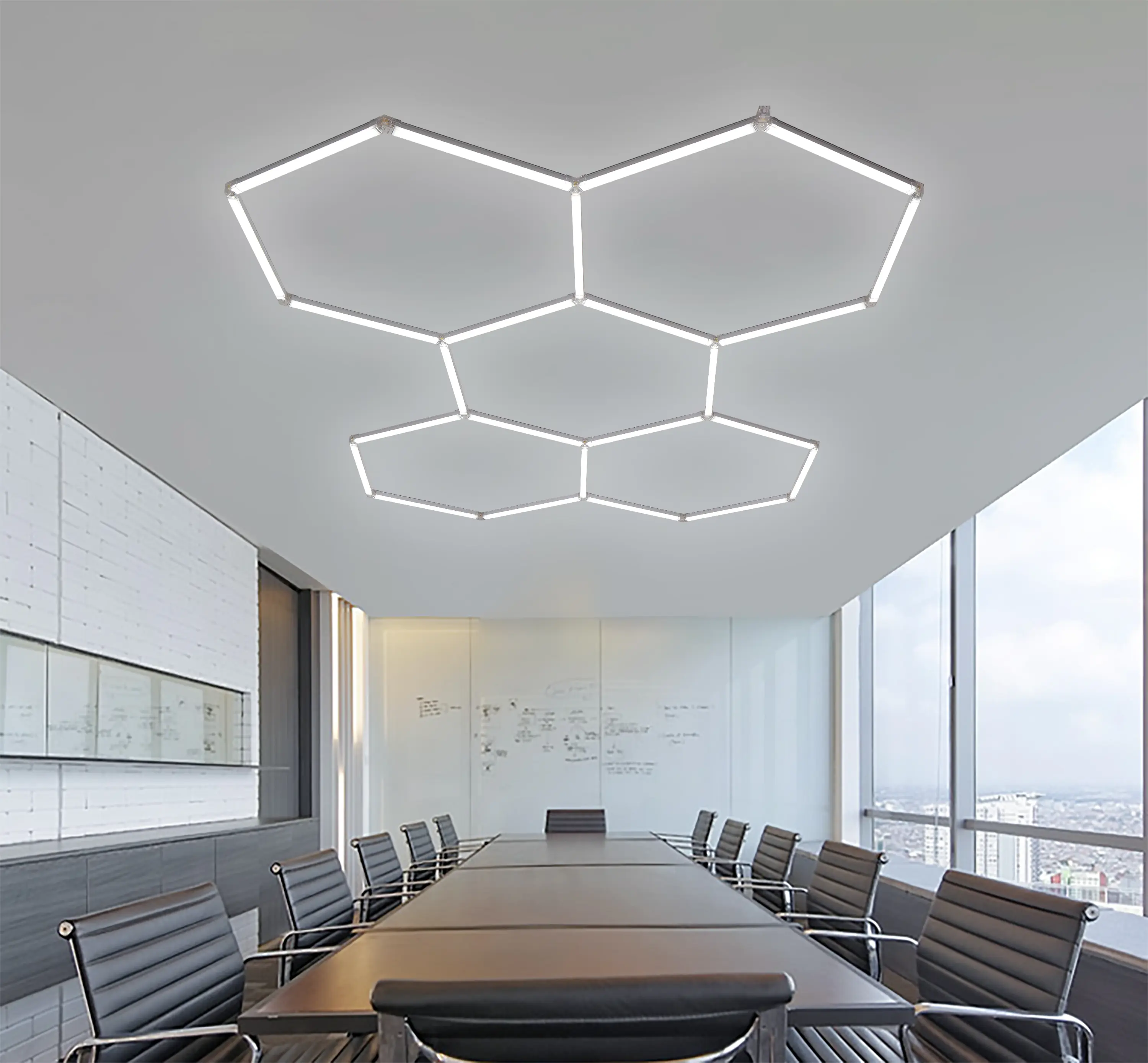 LED Deckenleuchte Premium Line Aero 247 x 171 cm kaltweiß dimmbar 