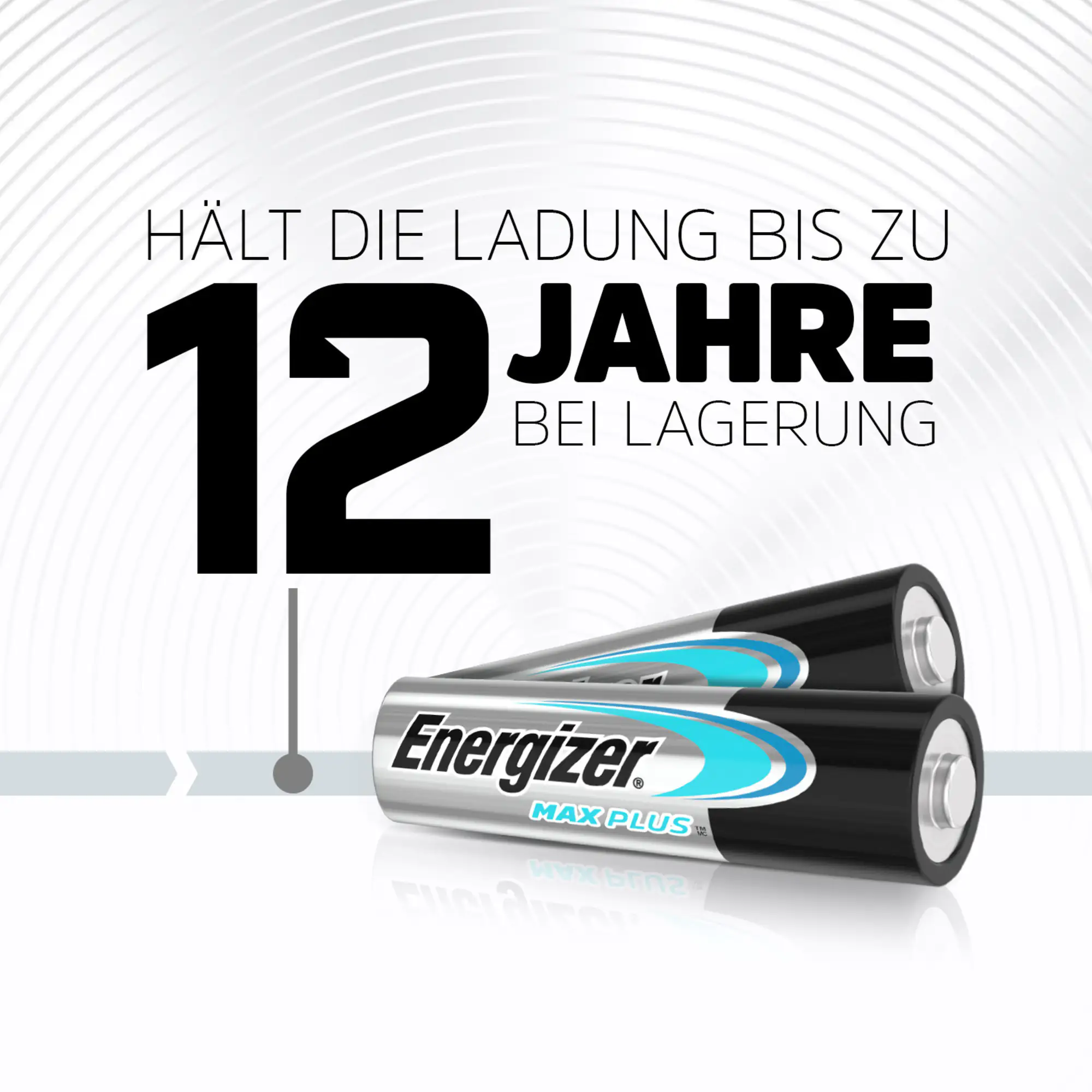 Energizer Alkaline Max Plus Mignon AA 1,5 V, 4er Pack