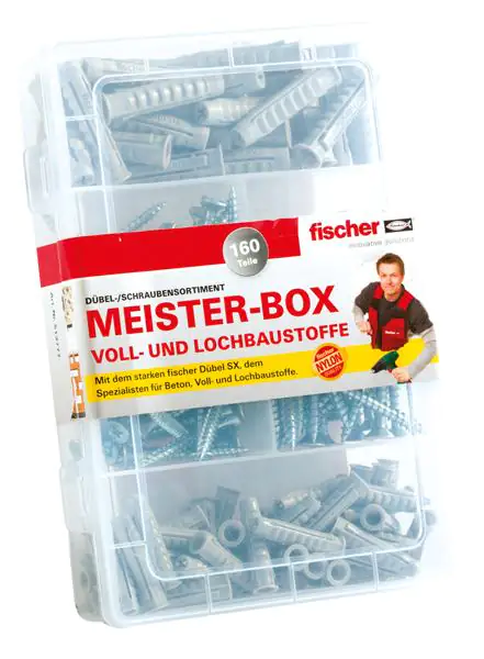 Fischer Dübel SX Meisterbox - 160 Stück