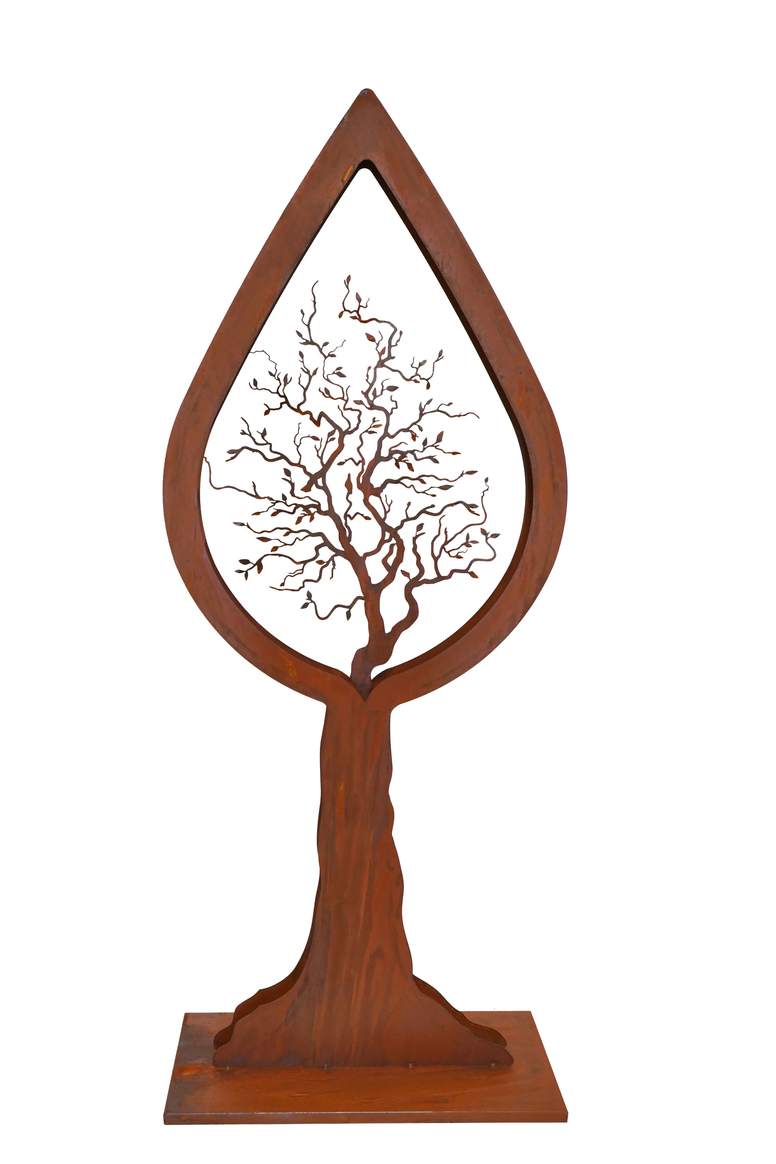 Badeko Baum Toskana 140 x 55 x 20 cm rostbraun