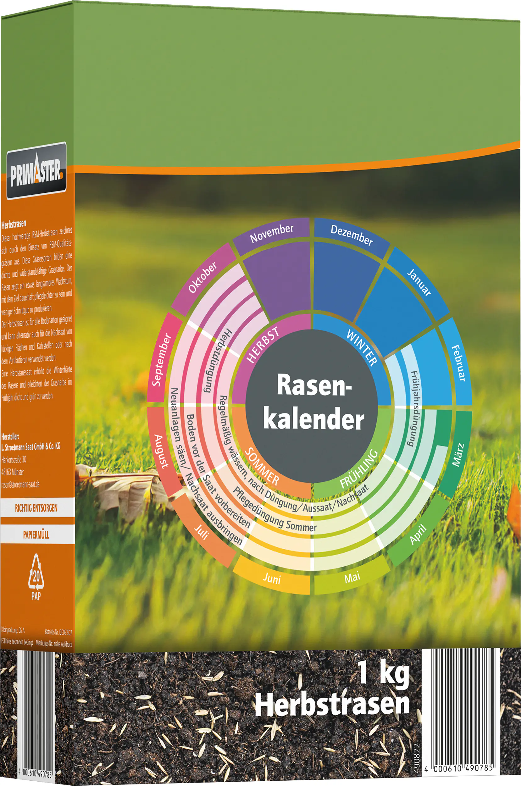 Primaster Herbstrasen 1 kg für 50 m²