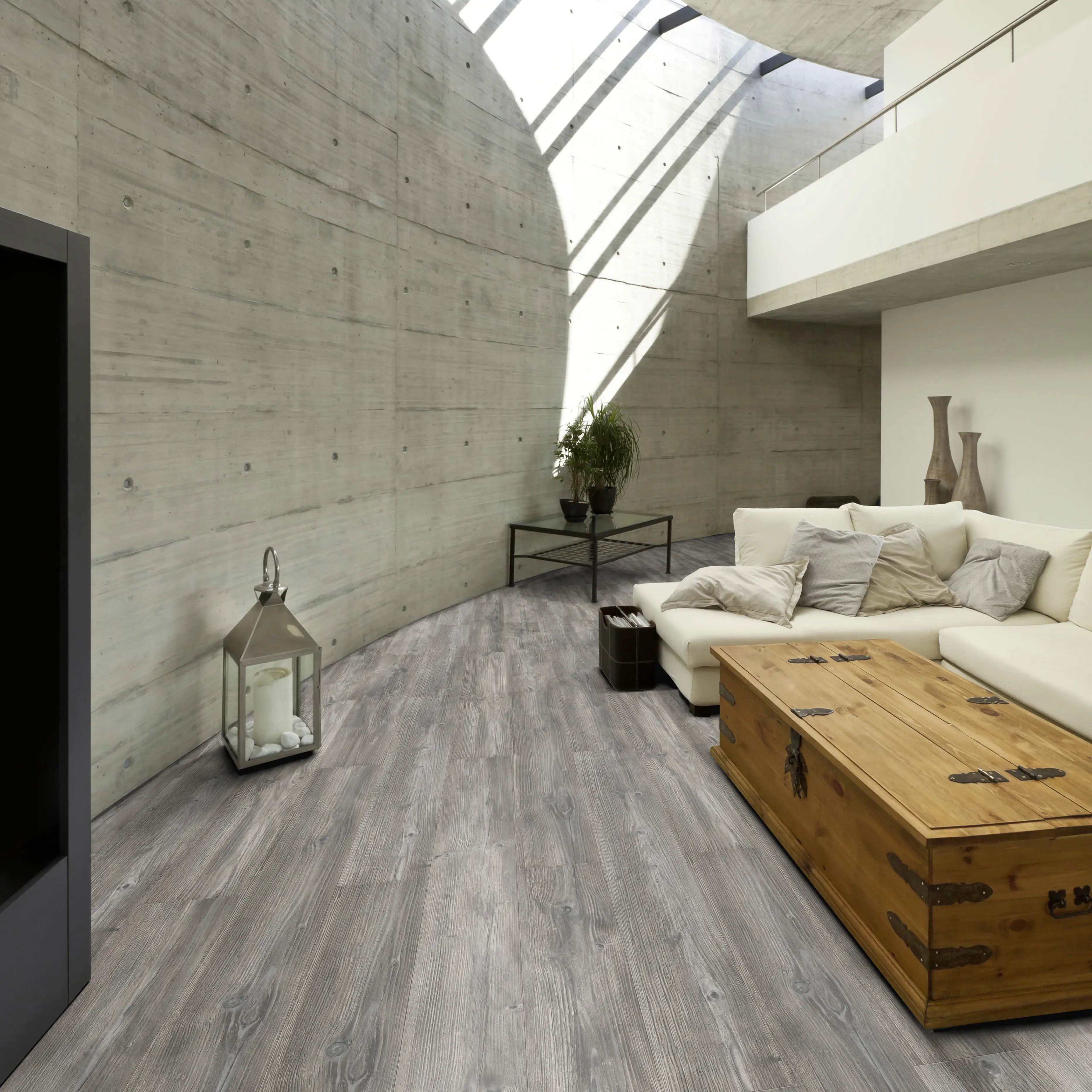 Classen Laminat 7 mm 4V 128,6 x 19,4 cm 7 mm Kiefer grau