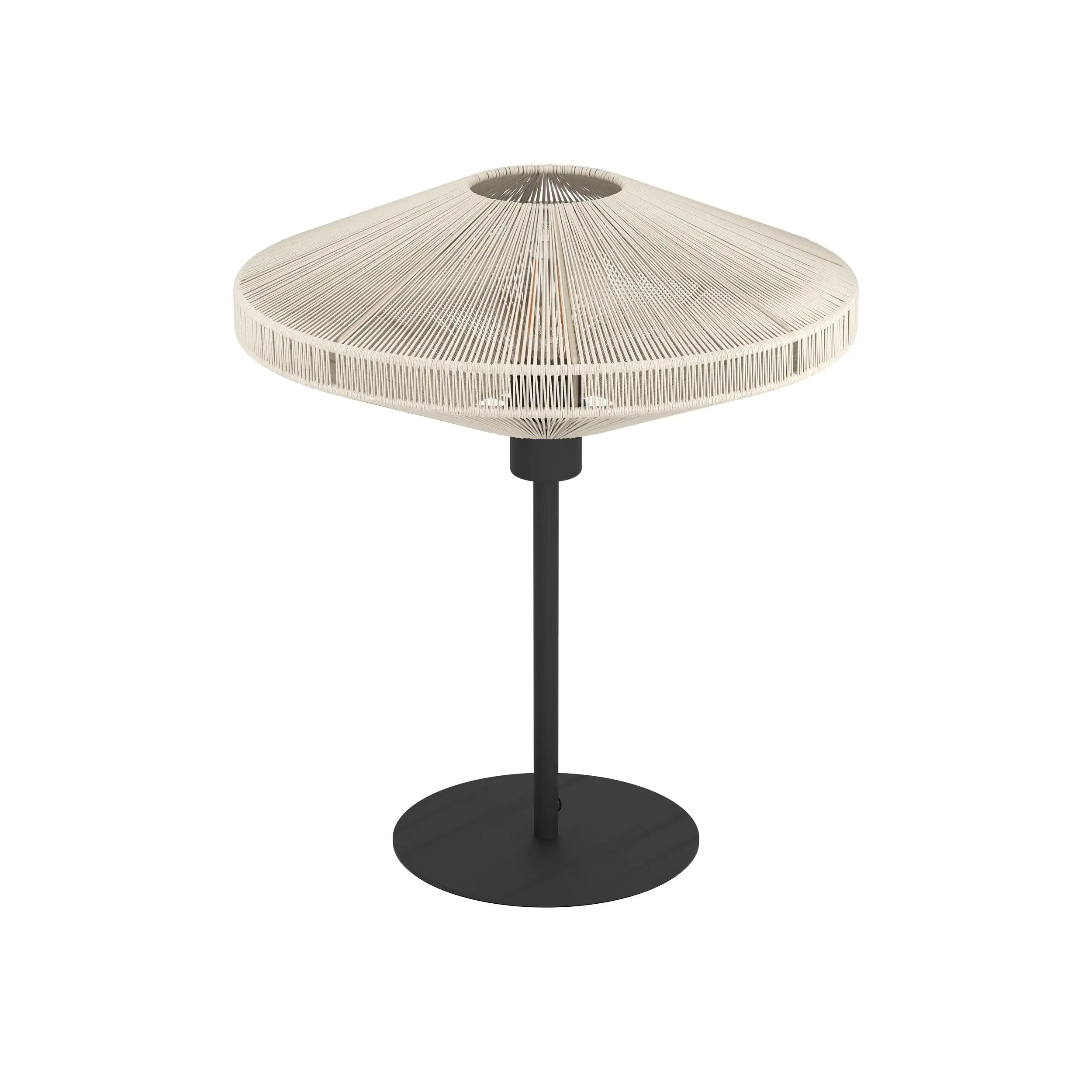 Eglo Tischlampe Midsumer 44 x 38 cm schwarz/creme