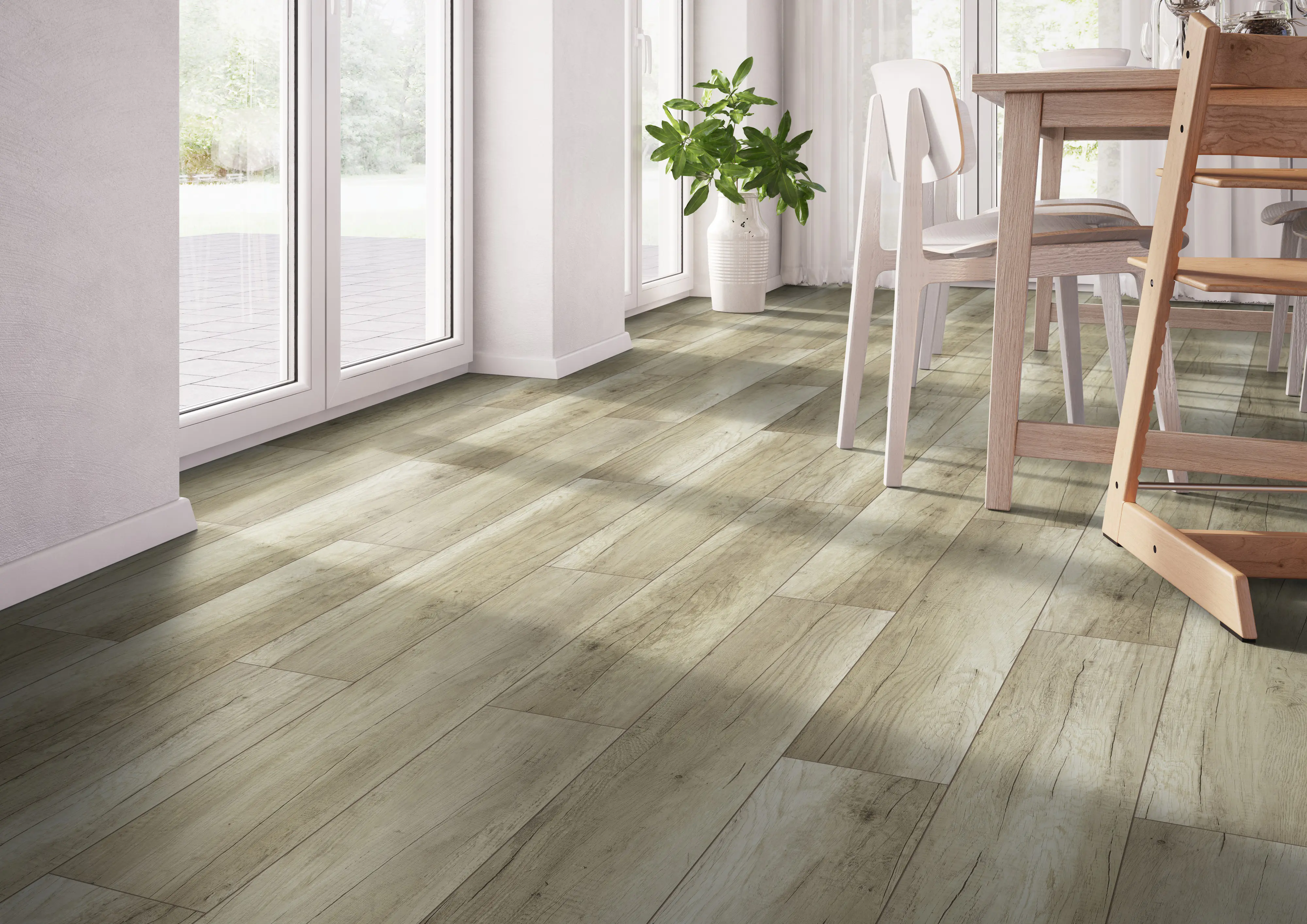 Classen Laminat Megaloc Aquaprotect 128,5 x 19,2 cm 8 mm Oak brown