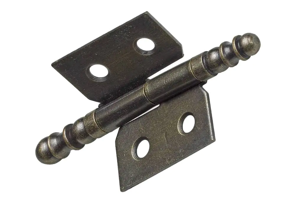 Hettich Möbelband mit Zierkopf rechts brüniert 30 x 40 mm