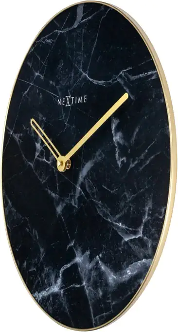 Nextime Wanduhr Marble Ø 40 cm