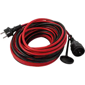 Verlängerungskabel Außen 25 m H05RR-F 3G1,5mm², schwarz rot