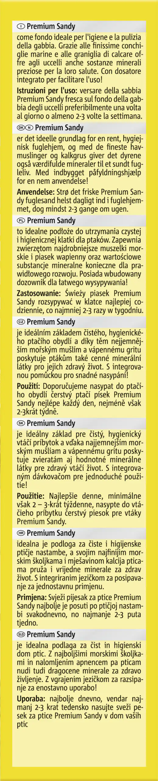 Vitakraft Premium Sandy Mineralsand 2 kg