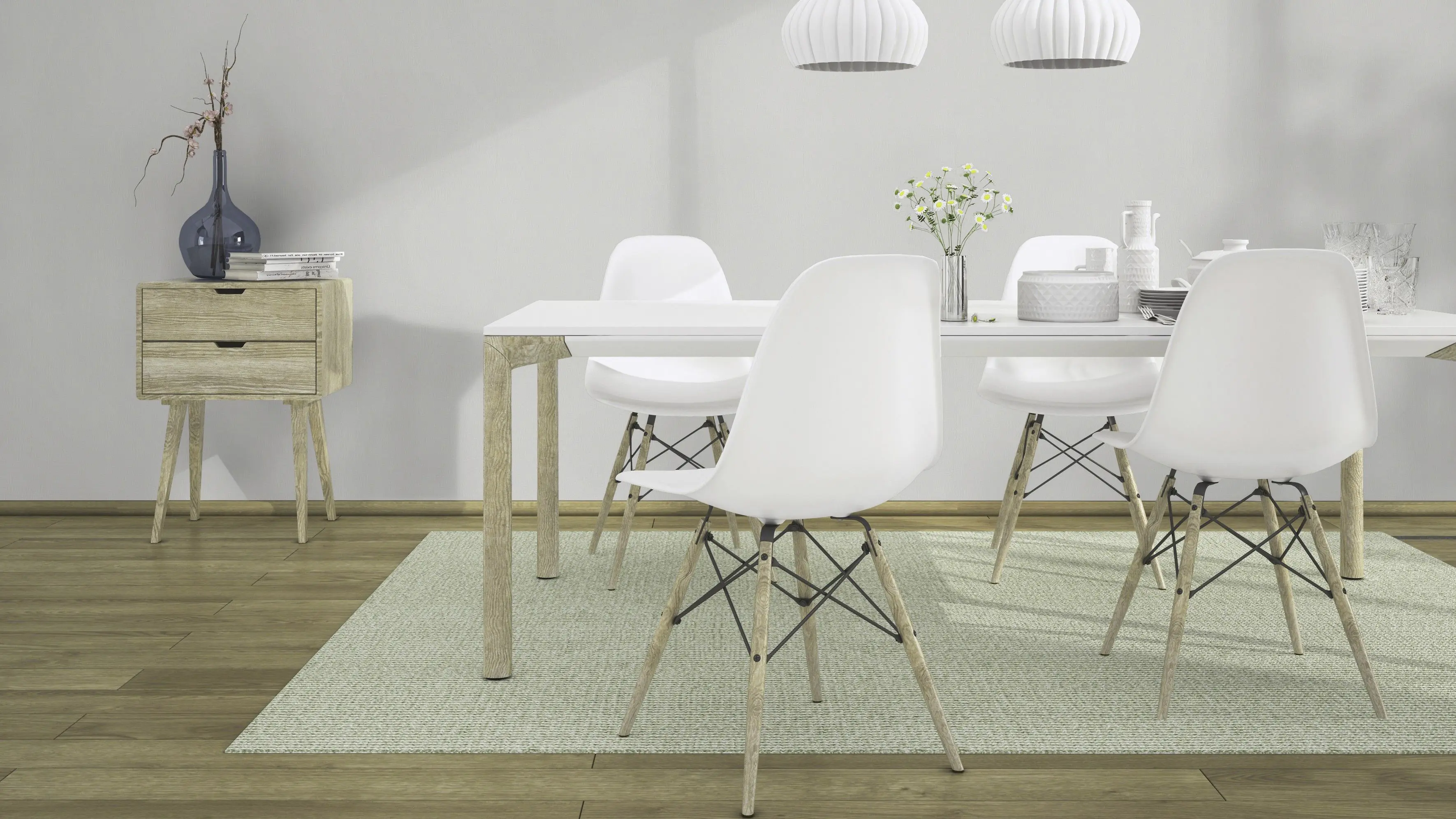 Rasch Vliestapete 415339 home Style uni silber 10,05 x 0,53 m