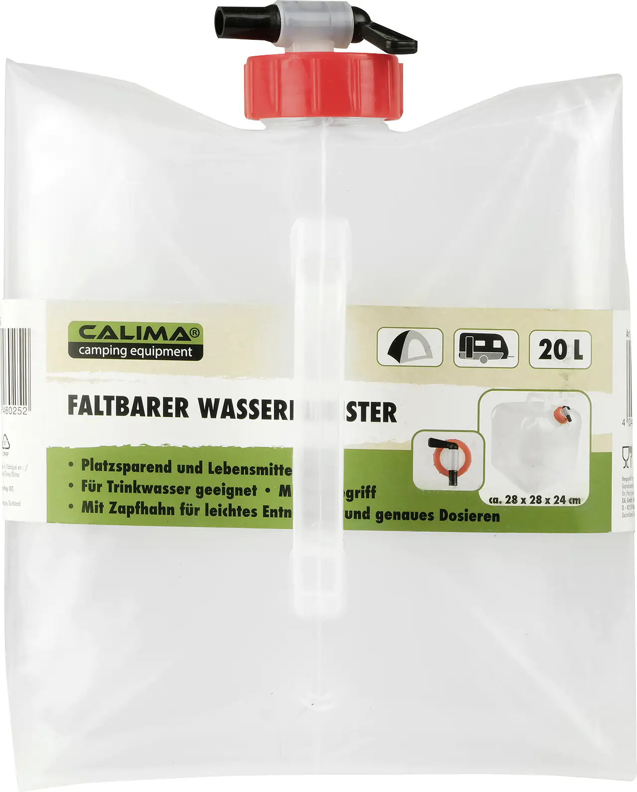 Calima Faltbarer Wasserkanister 20L
