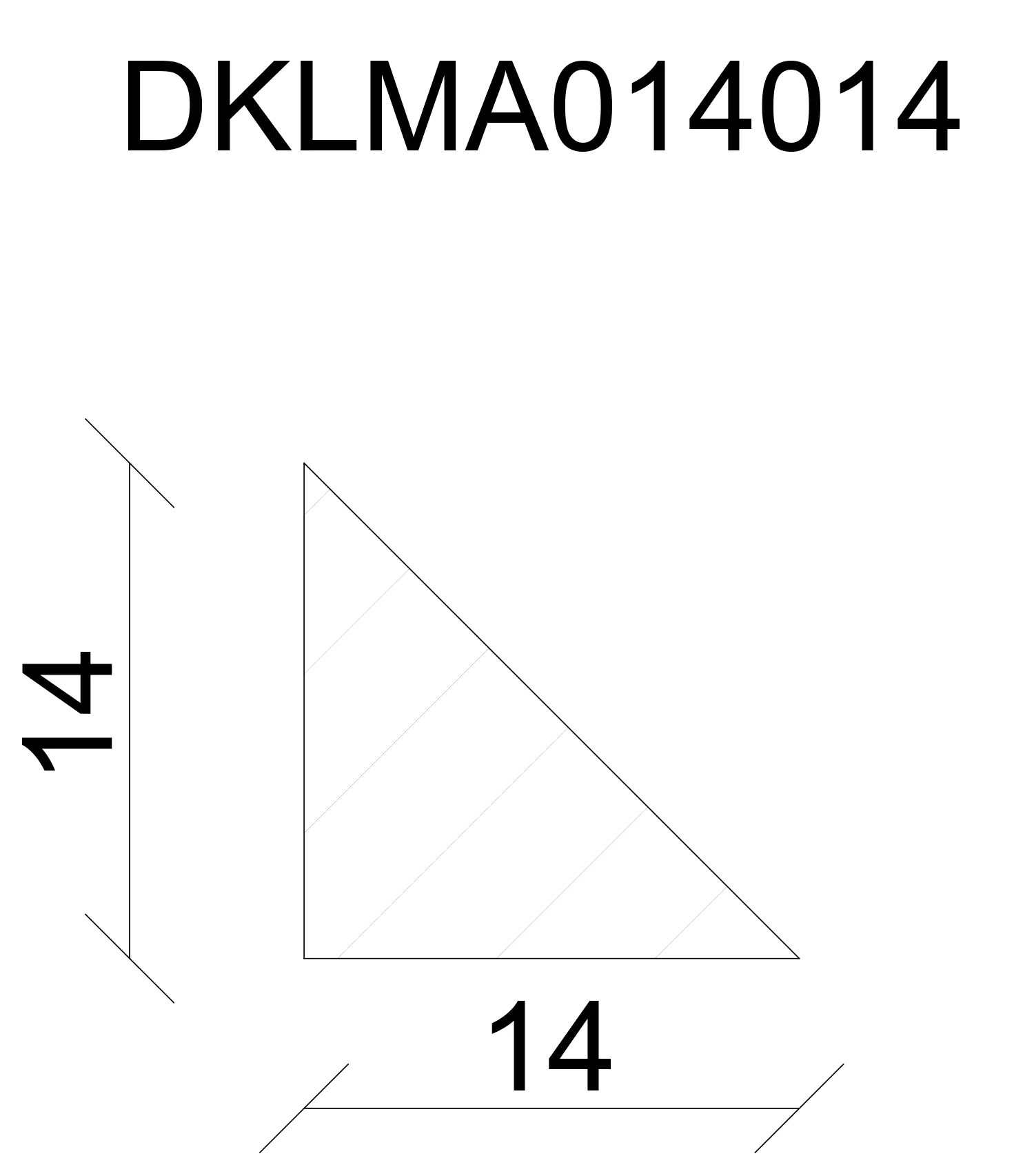 FN Neuhofer Dreikantleiste volle Form 240 cm 14 x 14 mm Fichte oder Kiefer