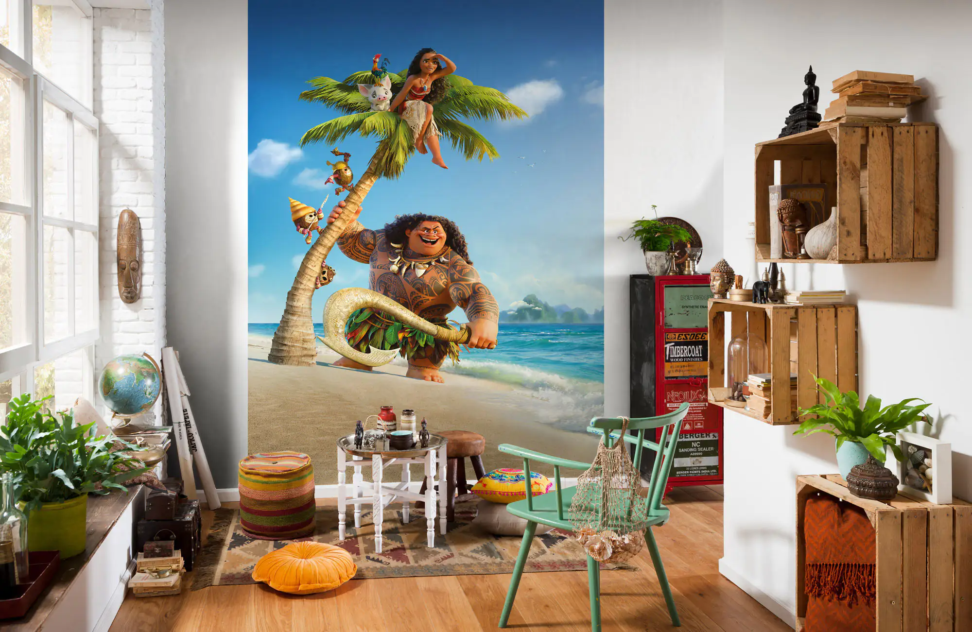 Komar Vlies Fototapete Moana and Maui 184 x 248 cm 