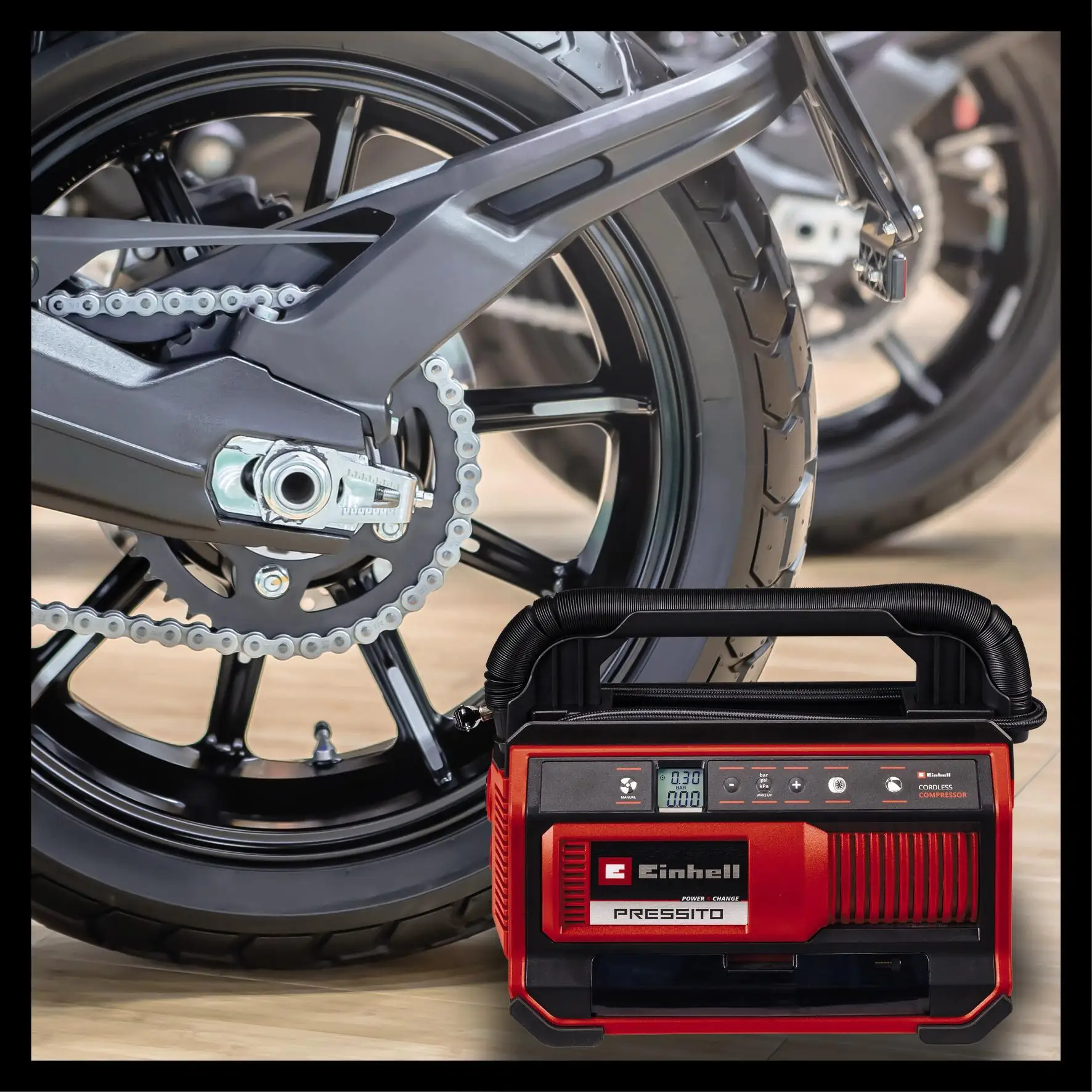 Einhell Akku-Kompressor Pressito 18/25 Solo 18 V