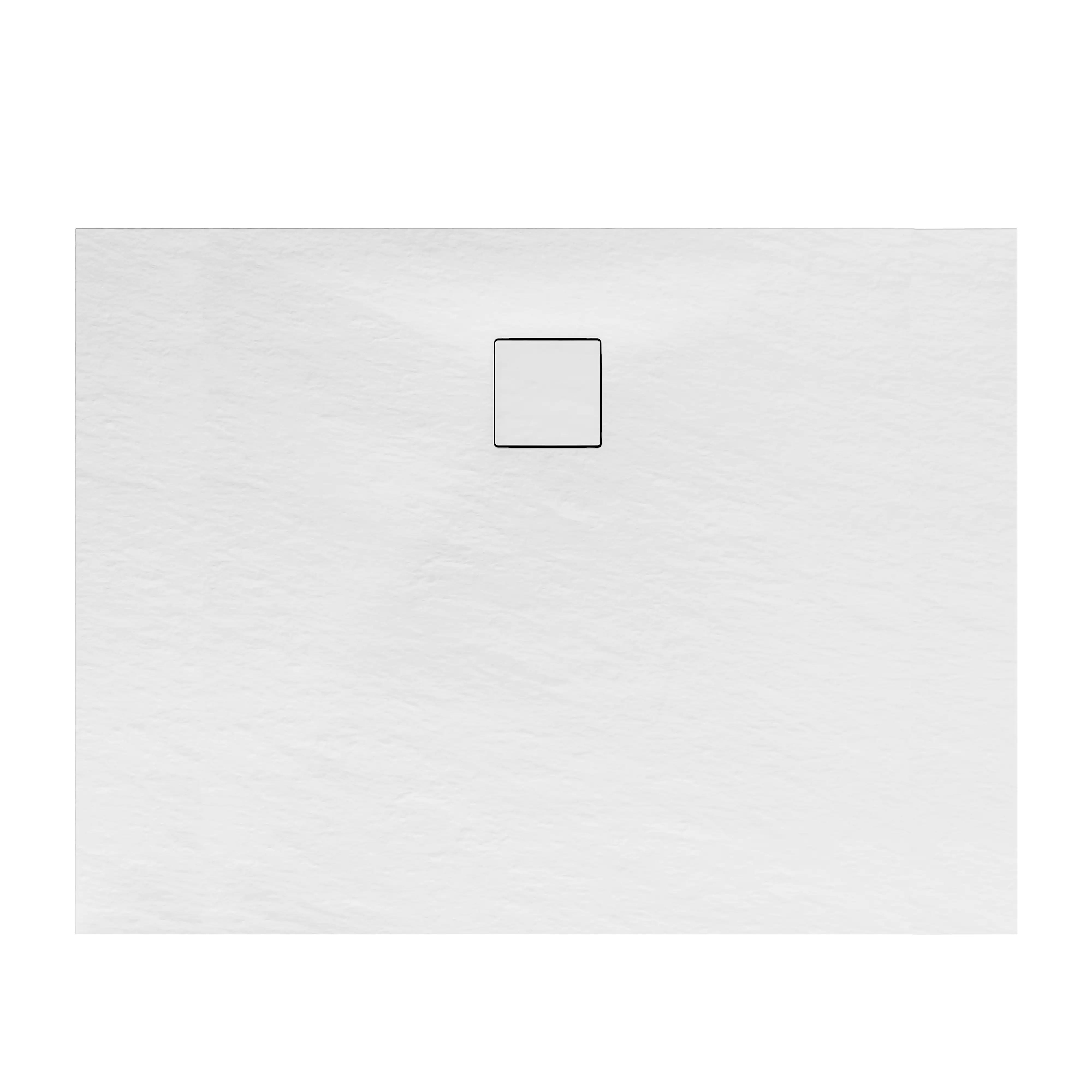 Schulte Duschwanne Steinstruktur 90 x 100 cm weiß