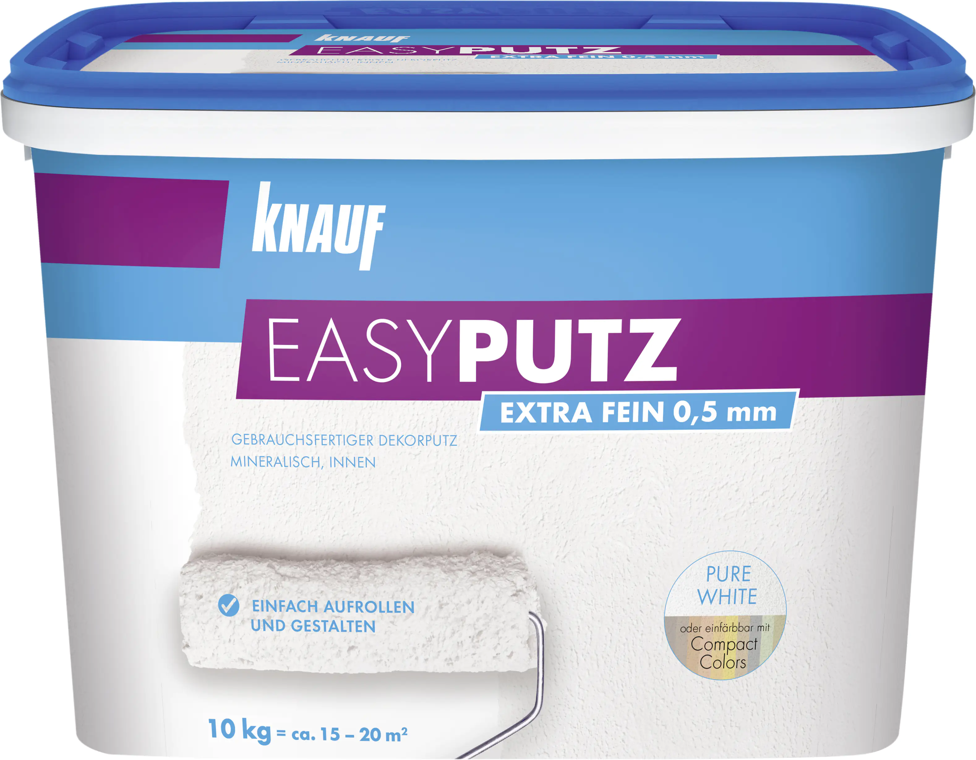 Knauf EasyPutz Streichputz 10 kg 0,5 mm extra fein schneeweiß