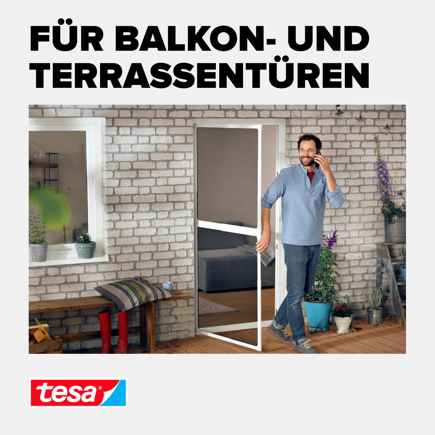tesa Adapter FALT 35 x 43 x 48 mm weiß