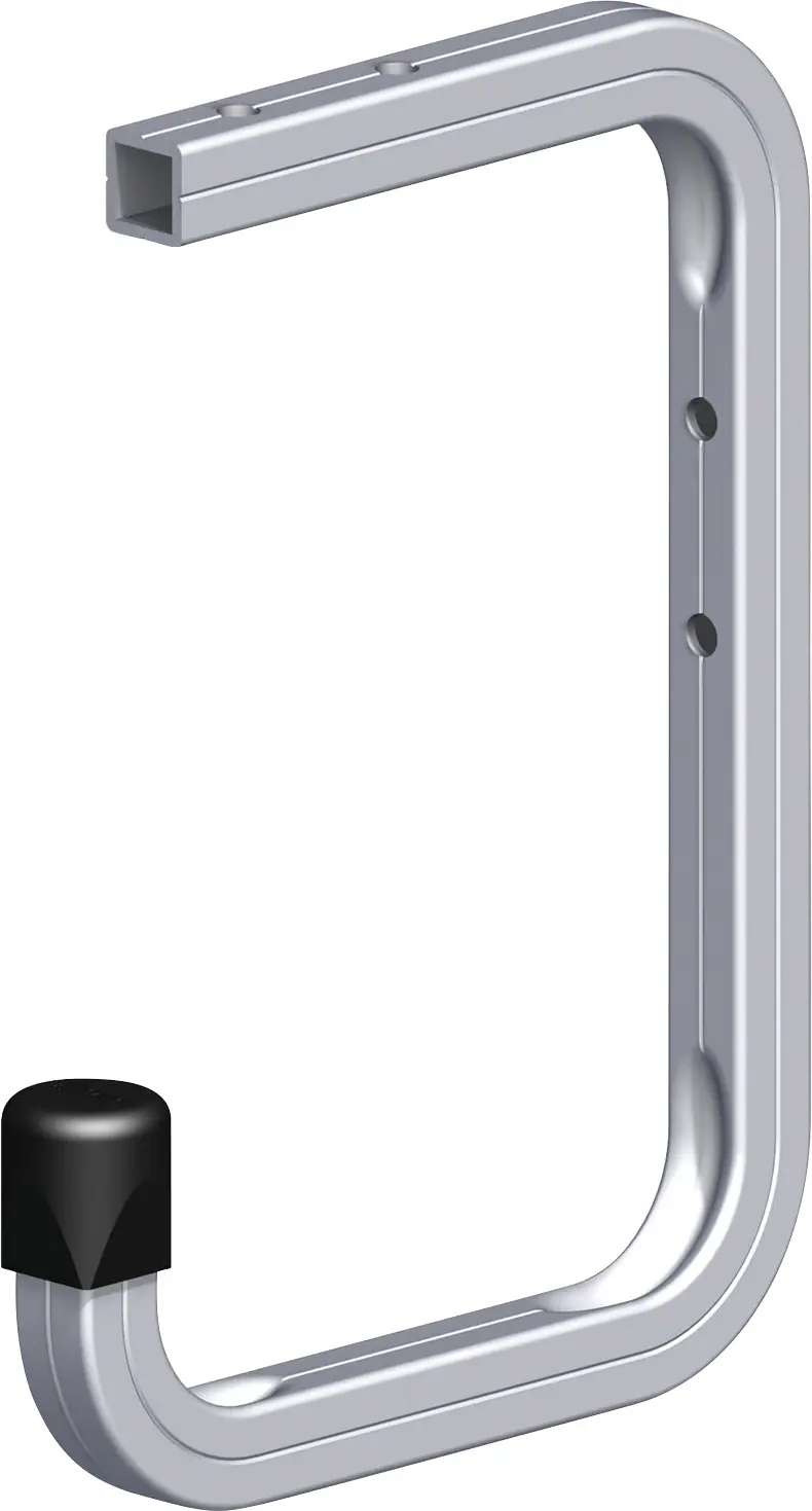 coaxis®-Wand- und Deckenhaken 115 x 160 x 100 mm Kappe schwarz