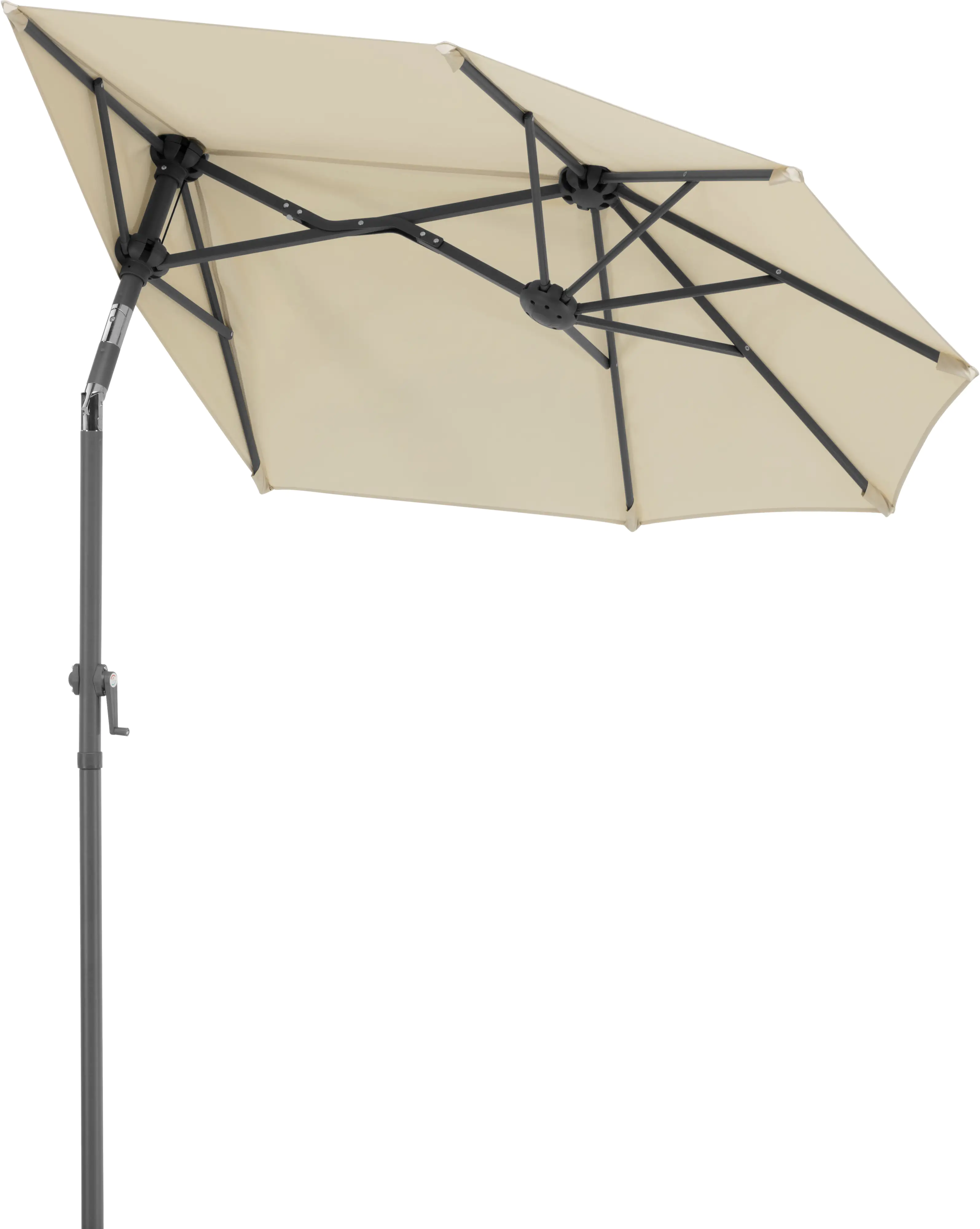 Schneider Sonnenschirm Salerno mezza natur 150 x 150 cm inkl. Sonnenschirmhülle