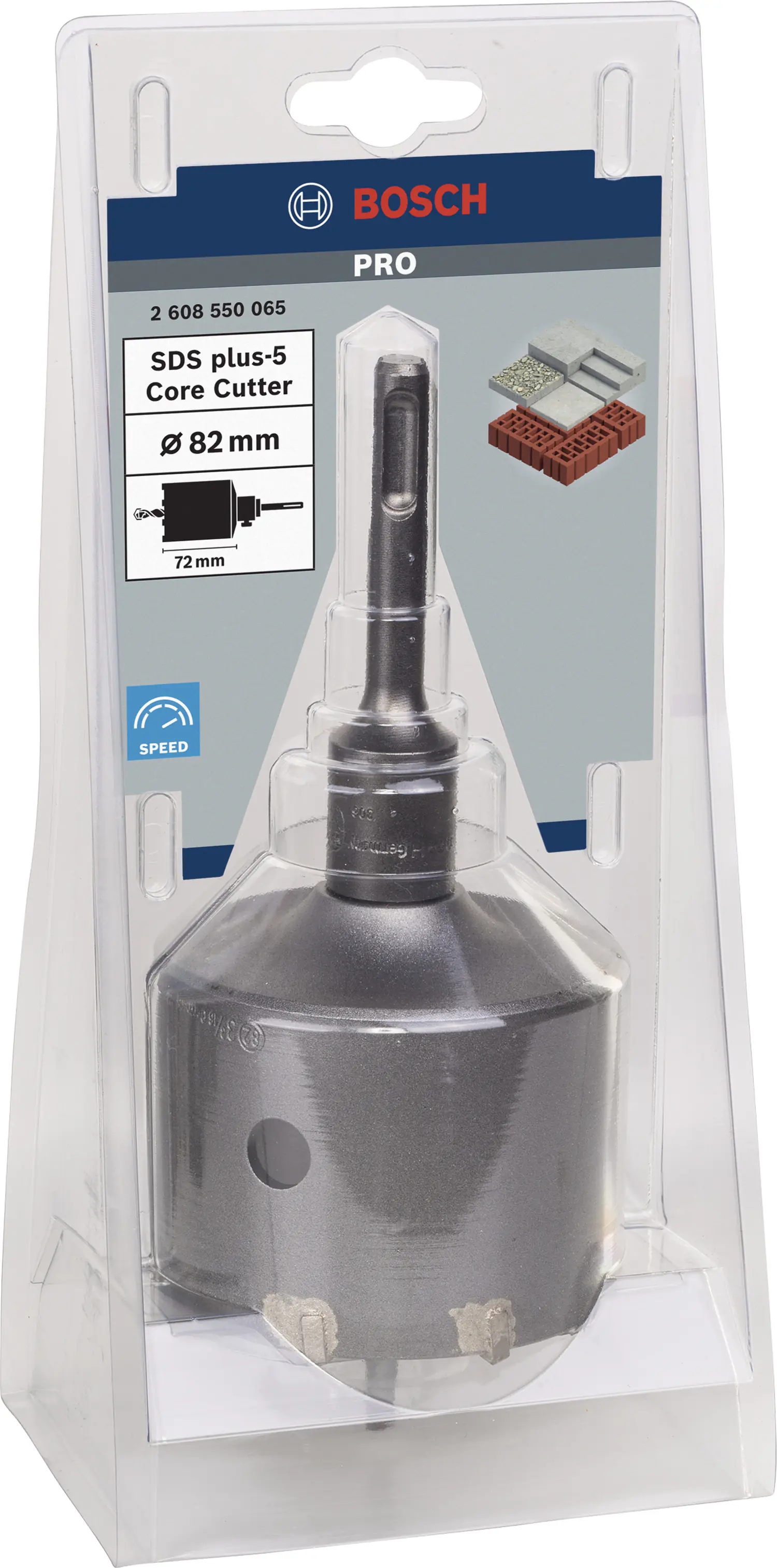 Bosch PRO Hohlbohrkronen-Set inkl. SDS-Plus Ø 82 mm
