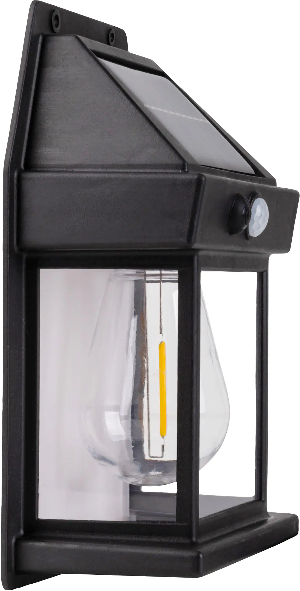 Light&More LED Solarwandleuchte 2er Set 2800-3200K schwarz