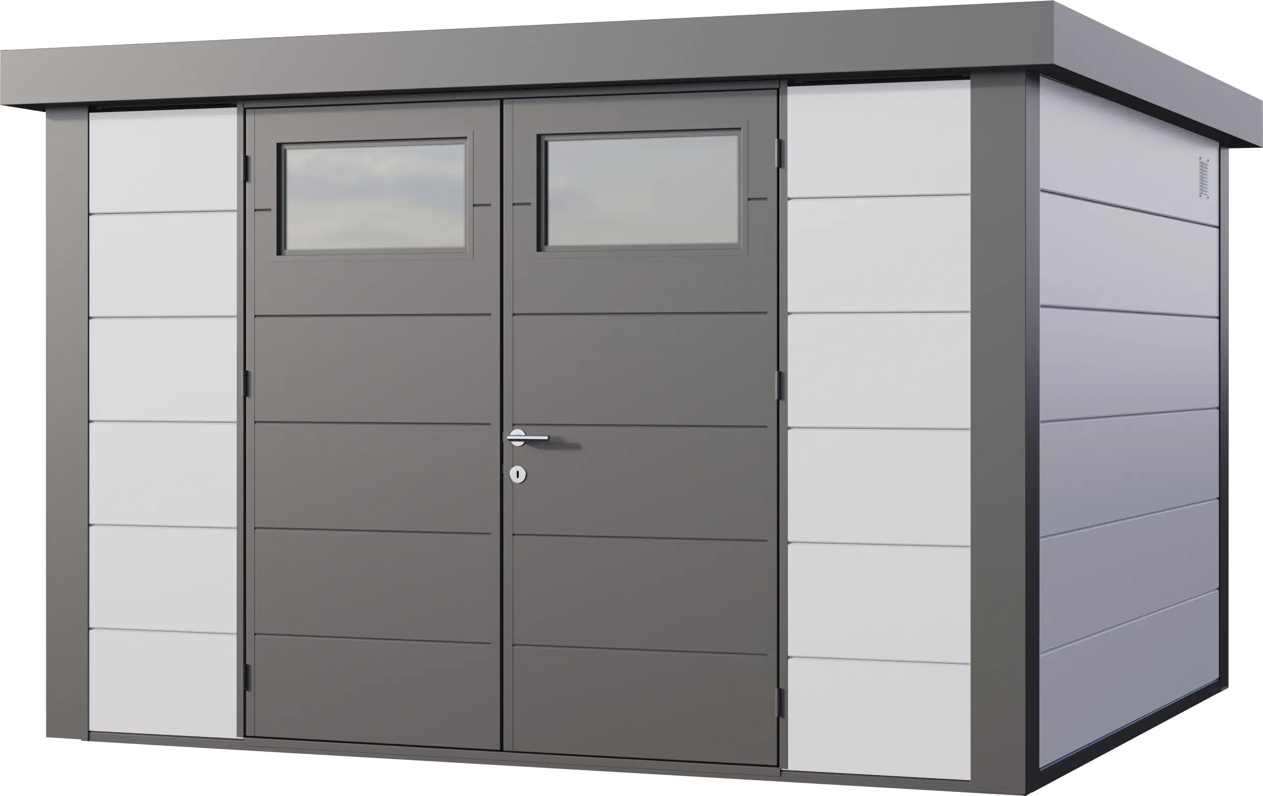 Telluria Gerätehaus Classico 3330 weiß 328 x 298 cm