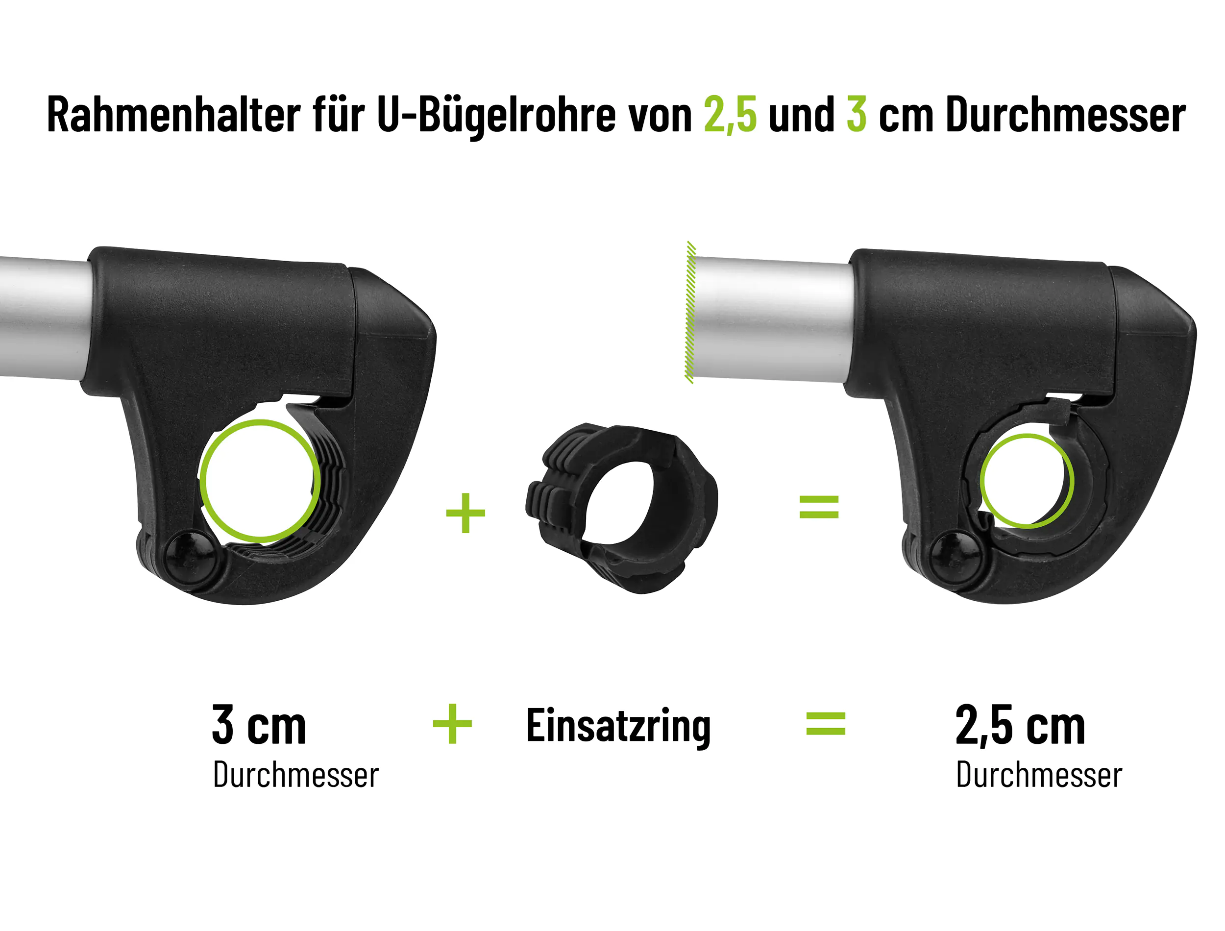 Eufab Rahmenhalter lang abnehm-/abschließbar