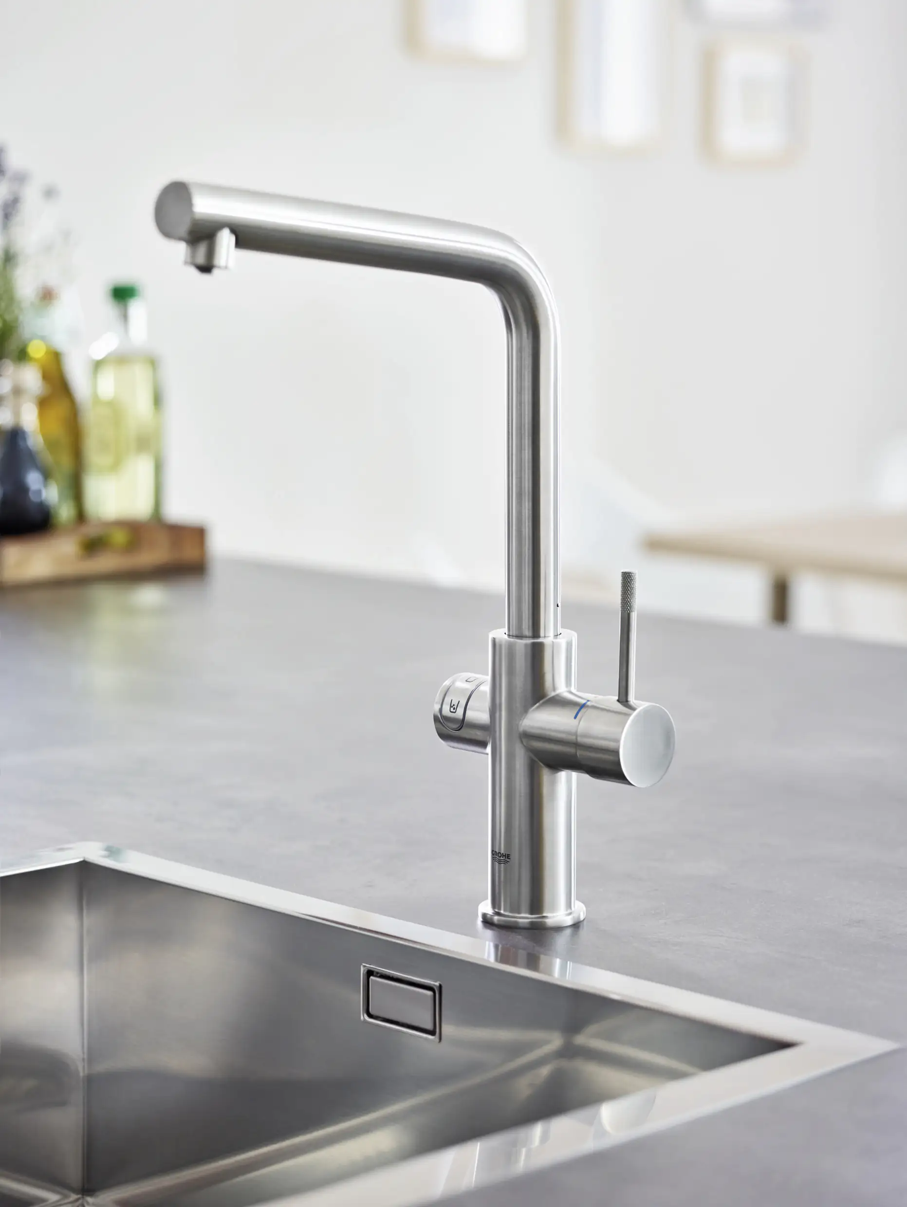 Grohe Blue Home L-Auslauf Starter Kit supersteel