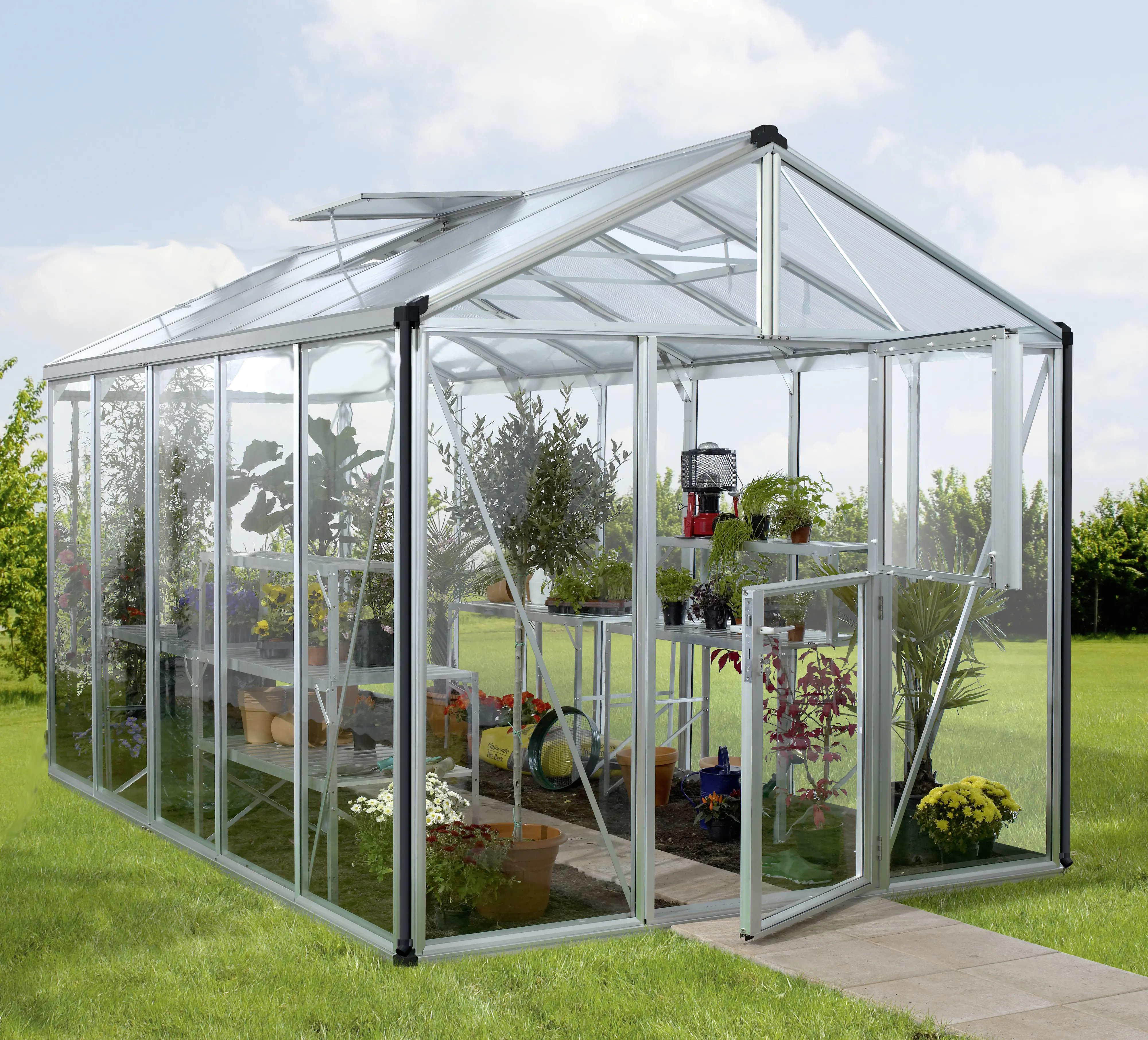 Vitavia Gewächshaus Zeus 10000 ESG 3 mm 266 x 399 cm