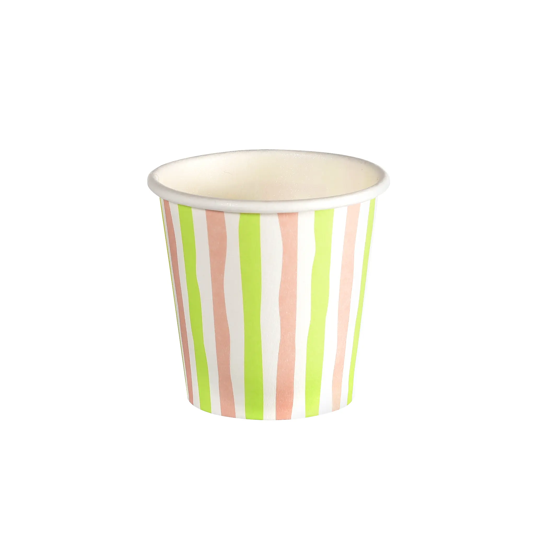Duni Schnapsgläser Pappe Stripes multi bunt 60 ml Ø 5 x 5 cm - 20 Stück