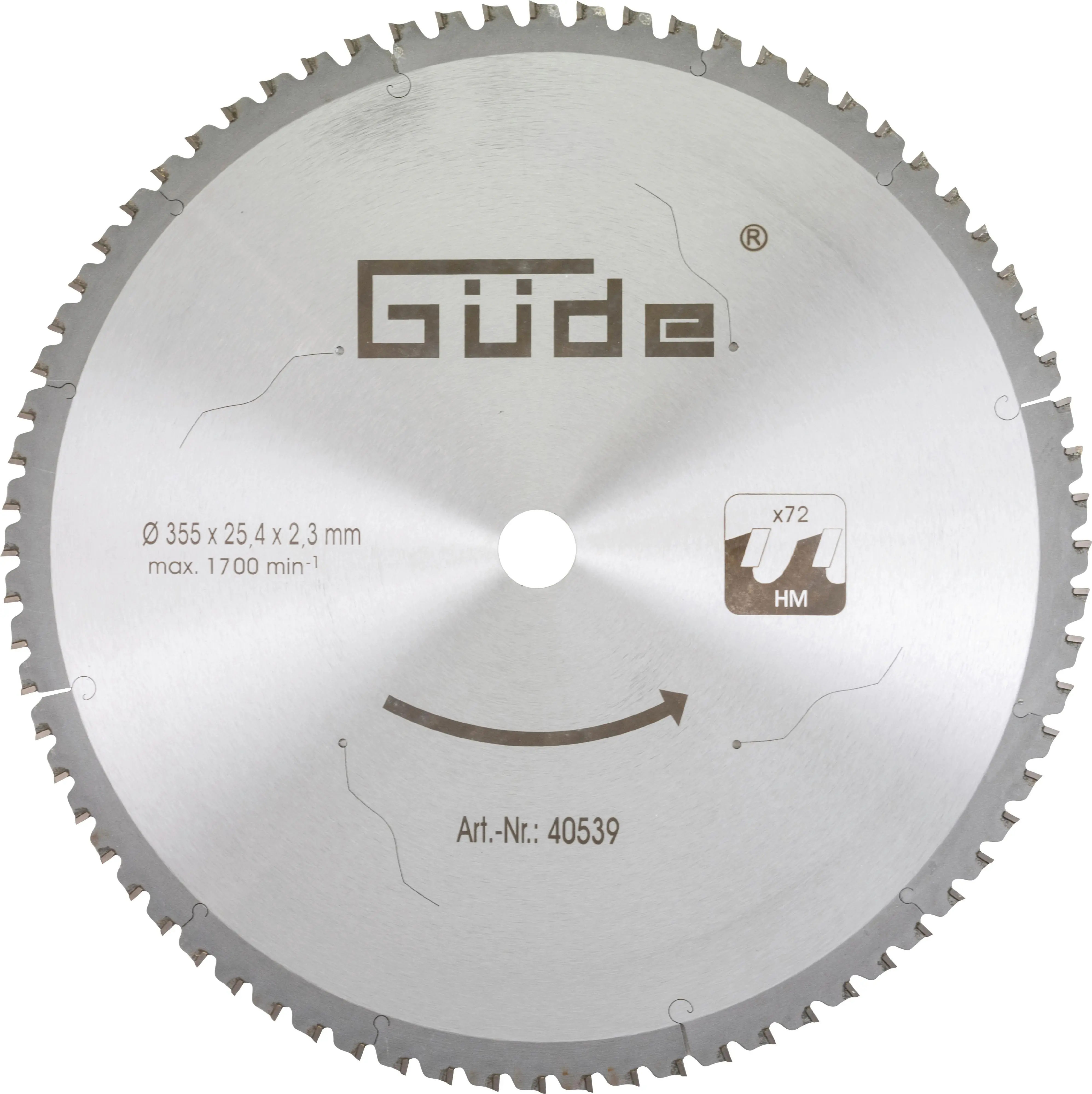 Güde Metallkreissägeblatt HM 350 T