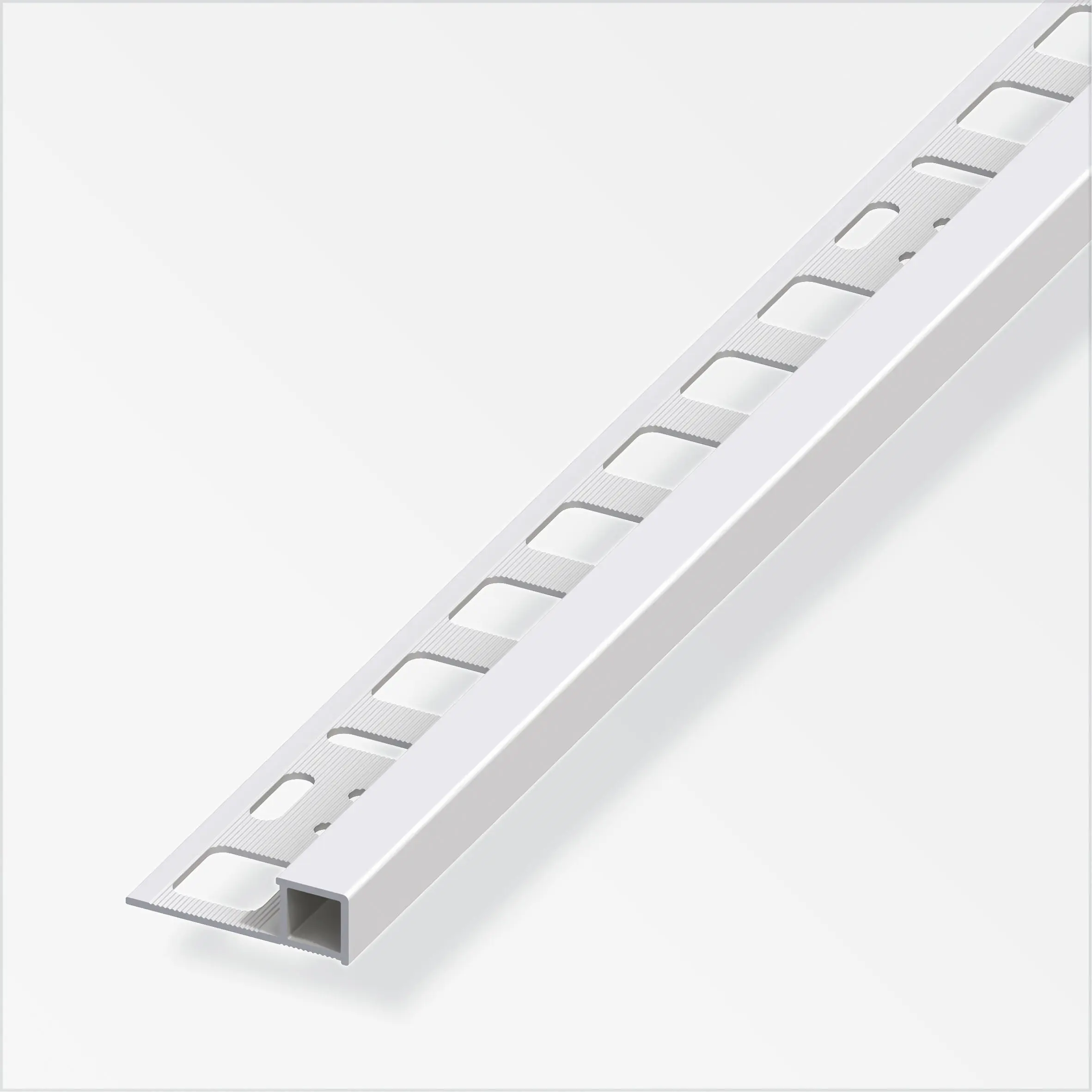 alfer Quadratprofil Aluminium eloxiert silber