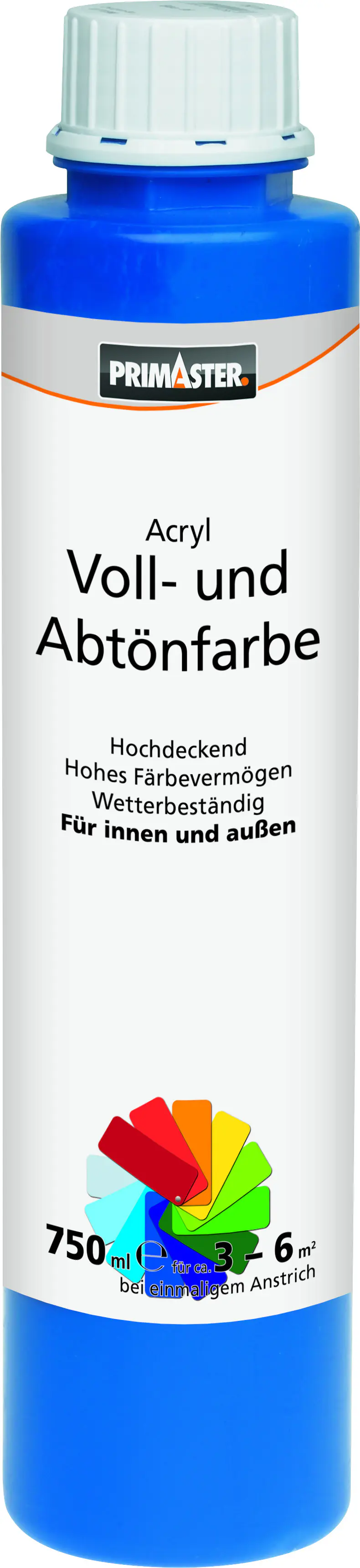 Produktbild:  Primaster Voll- und Abtönfarbe 750 ml braun matt