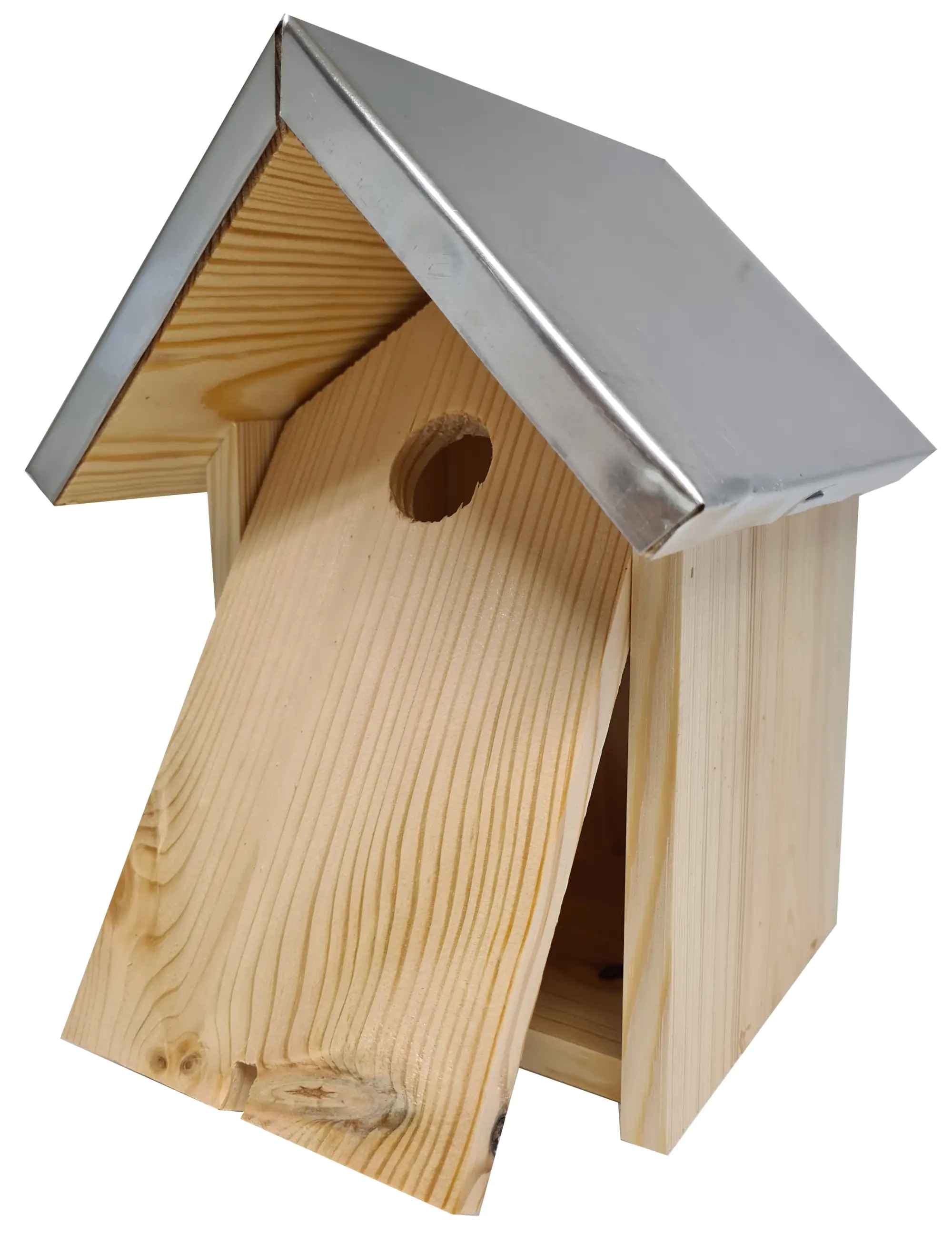 Nistkasten für Wildvögel 26 x 19,5 cm Einflugloch Ø 3 cm natur